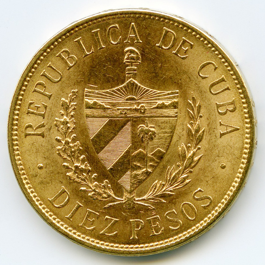 Cuba - 10 Pesos - 1916 revers