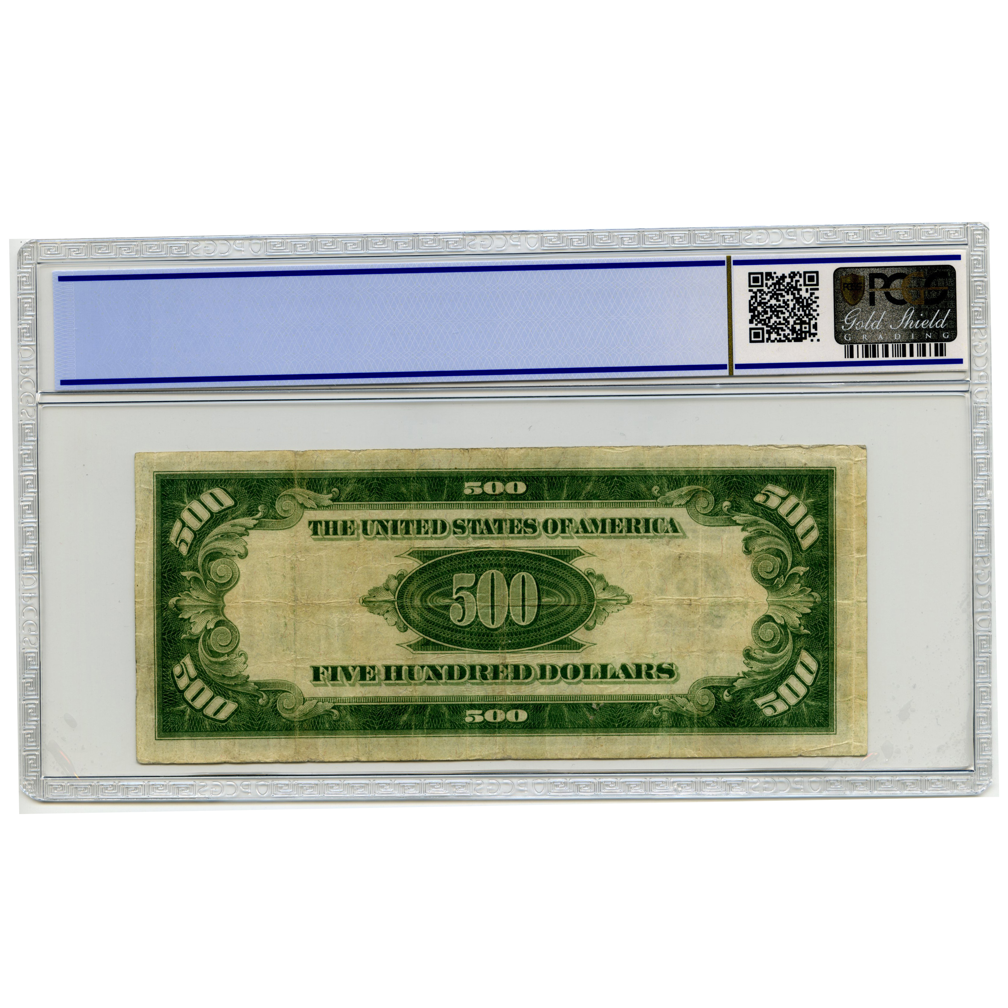 USA - 500 Dollars - B00000243A revers