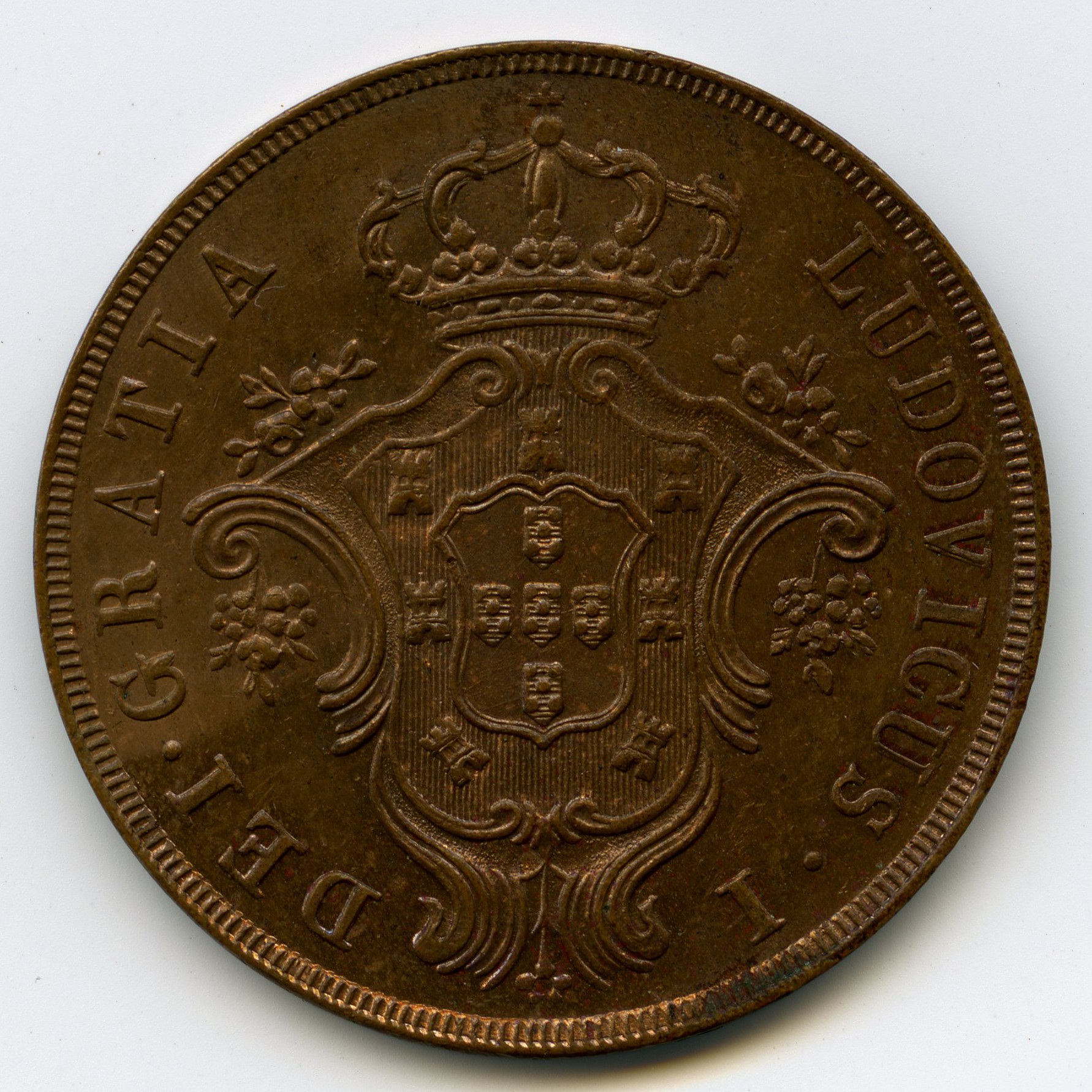 Portugal - Açores - 20 Réis - 1866 avers