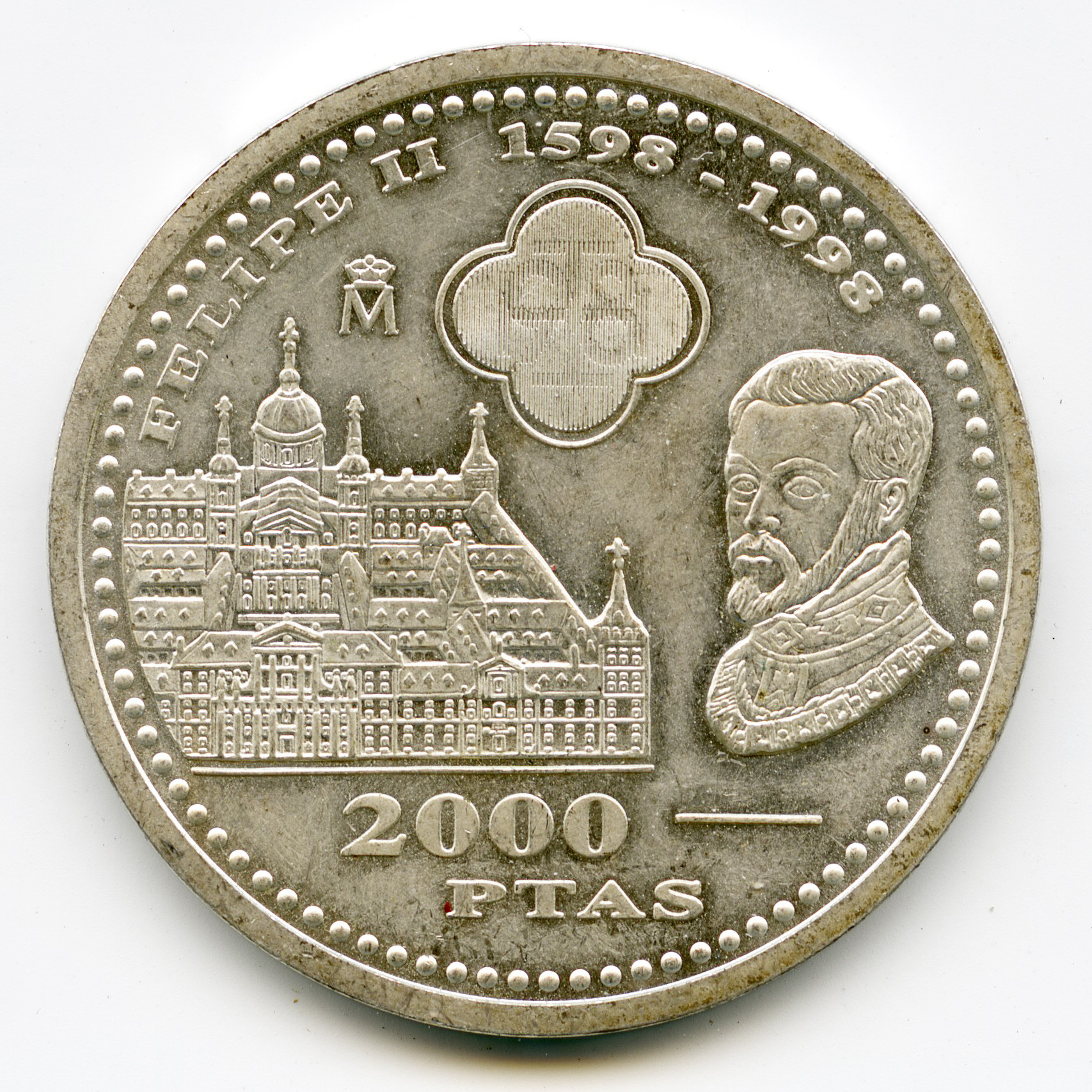 Espagne - 2000 Pesetas - 1998 M revers