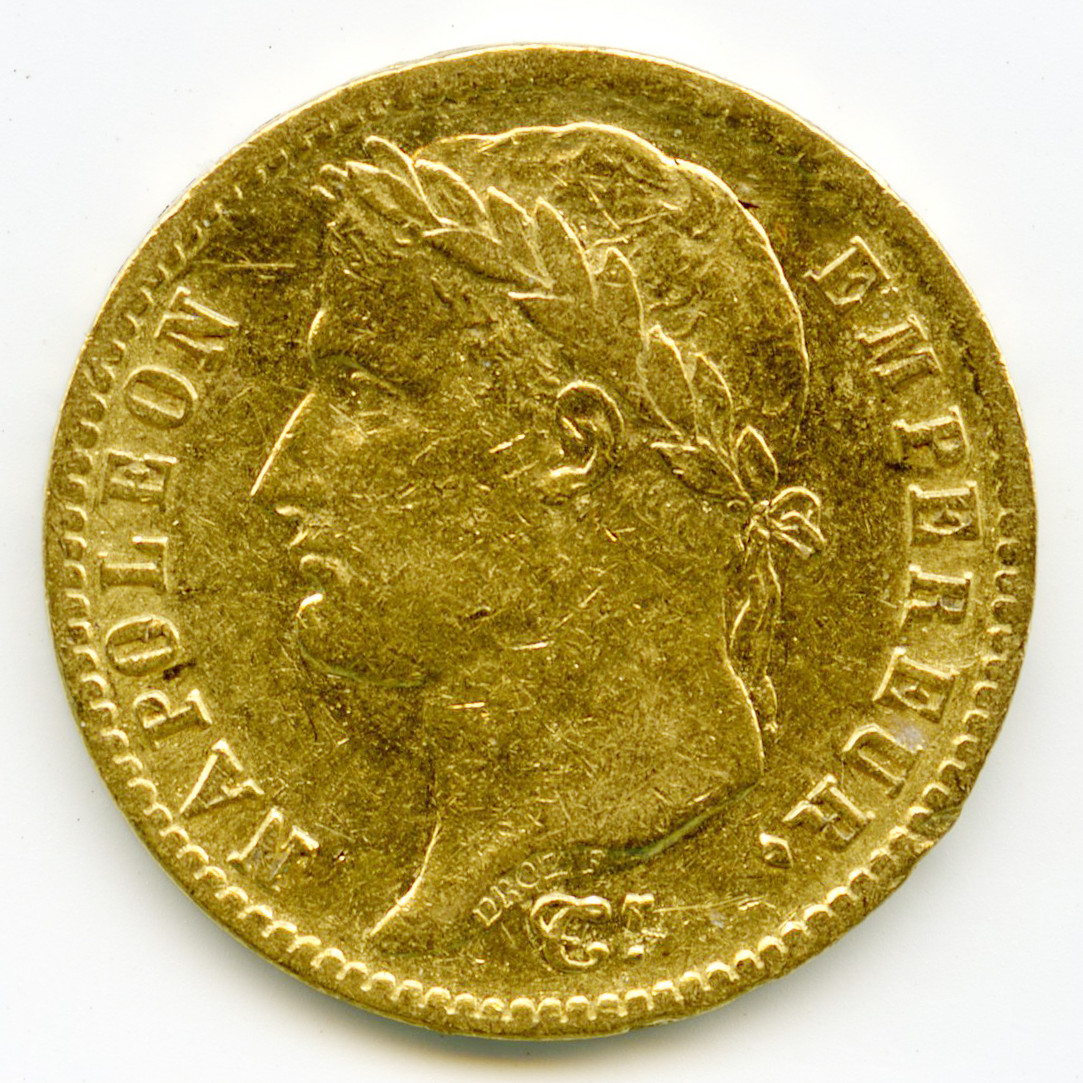 Napoléon Ier - 20 Francs - 1812 A avers