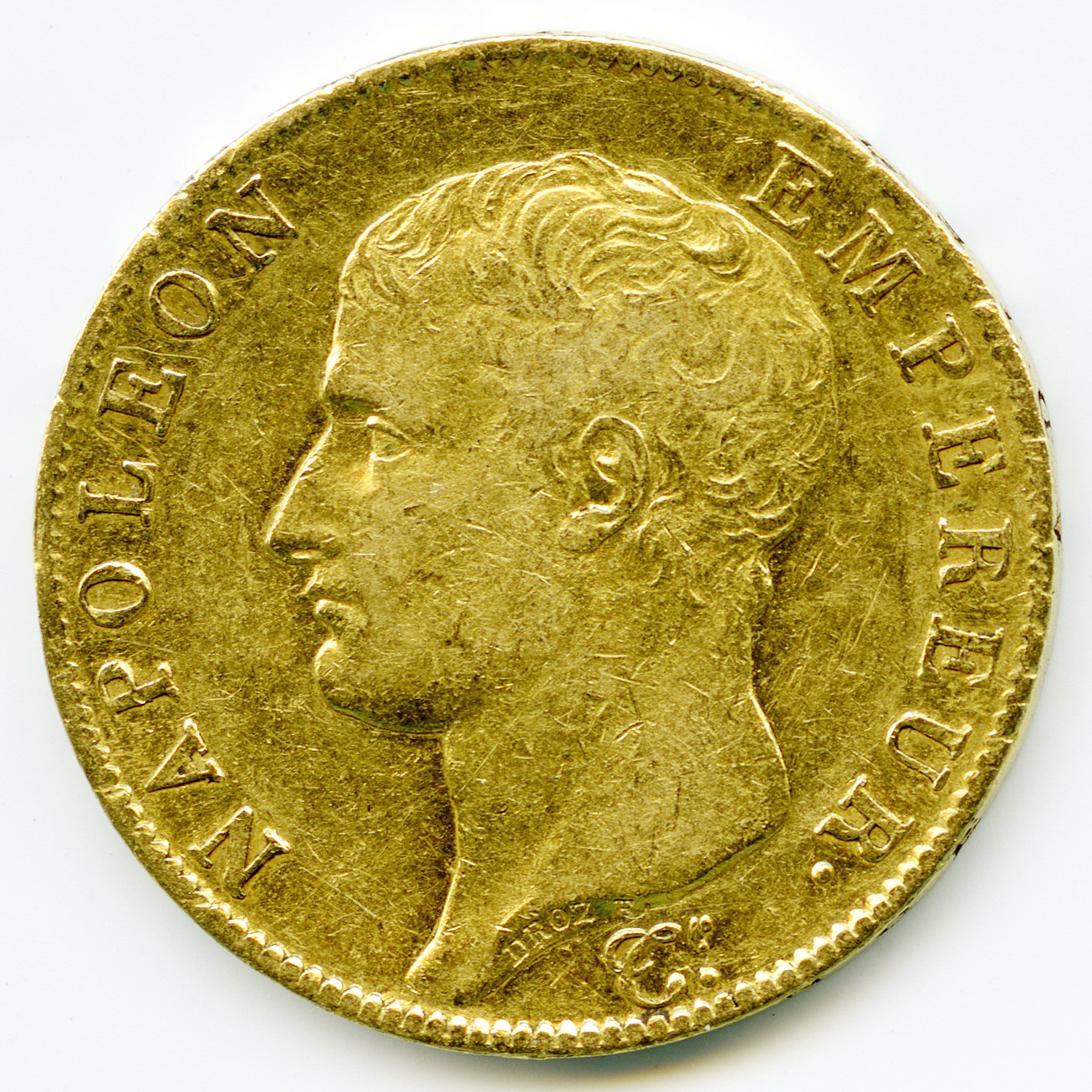 Napoléon Ier - 40 Francs - L'An 13 A avers