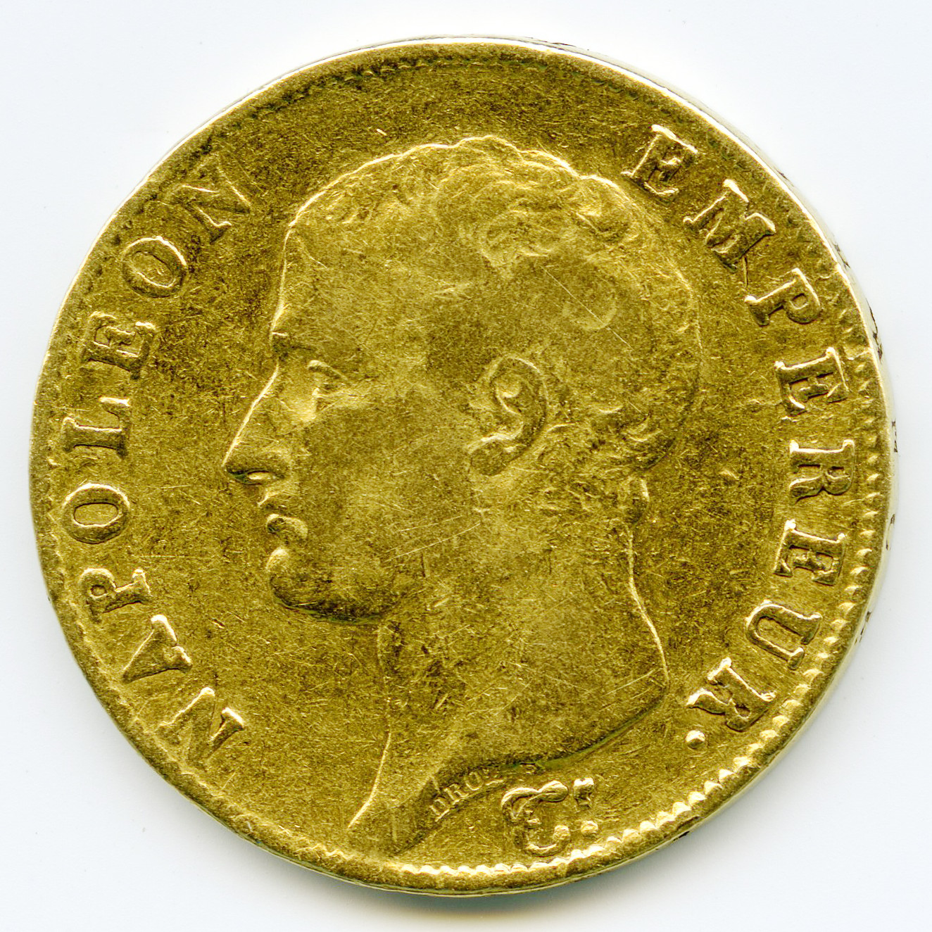 Napoléon Ier - 40 Francs - 1806 U avers