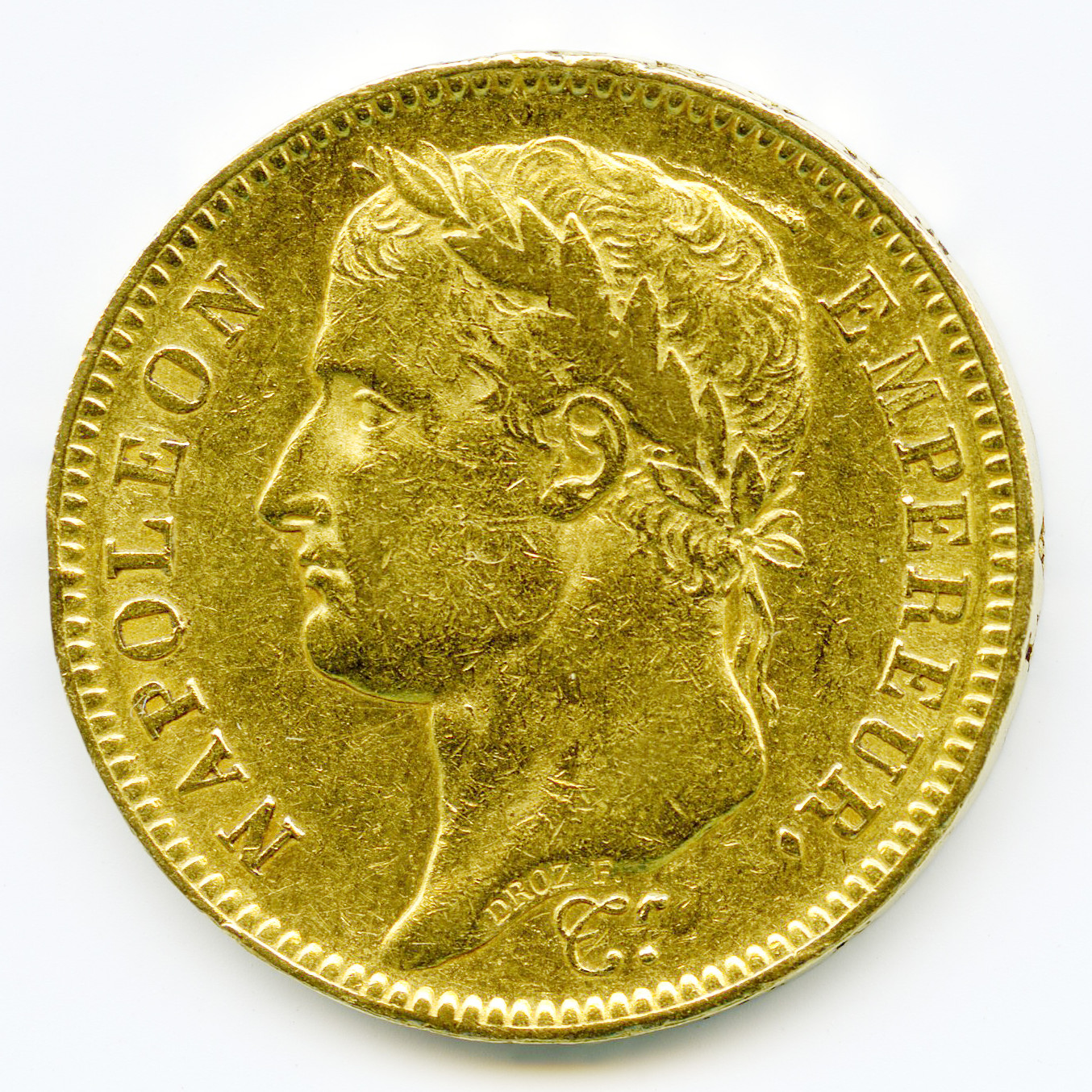 Napoléon Ier - 40 Francs - 1809 A avers