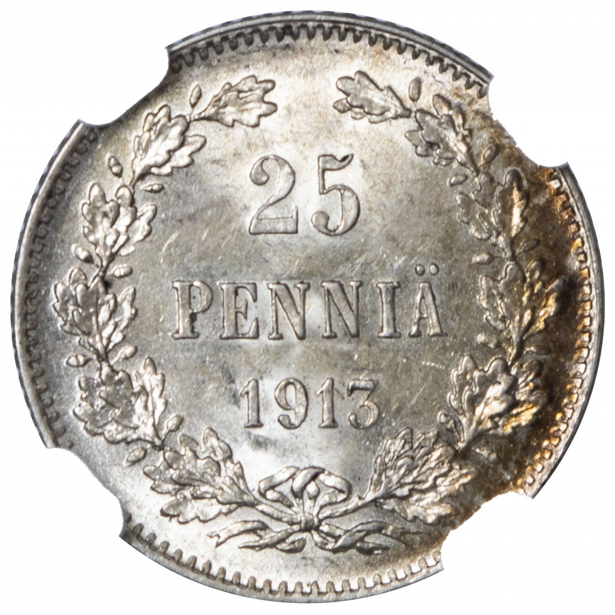 Finlande - Nicolas II - 25 Penniä - 1913 revers