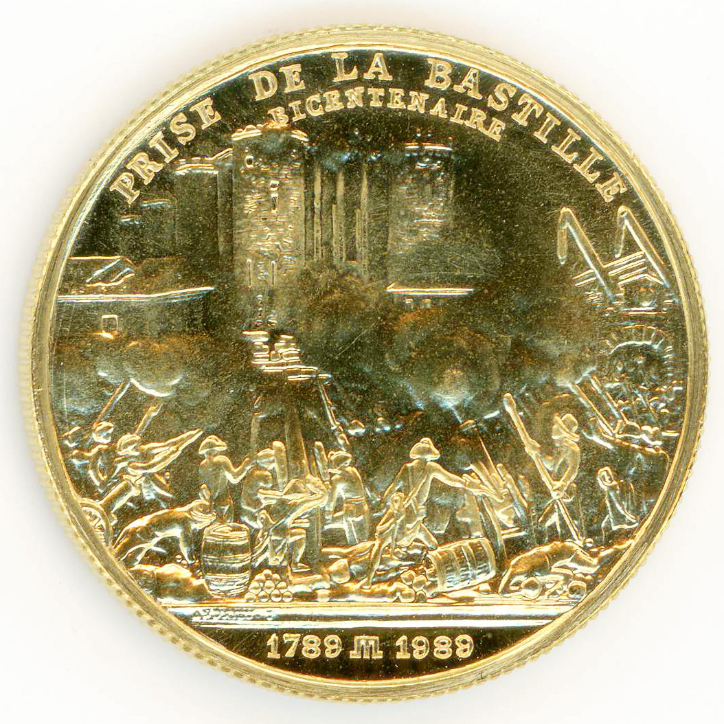 Essai - Prise de la Bastille - 1980 revers