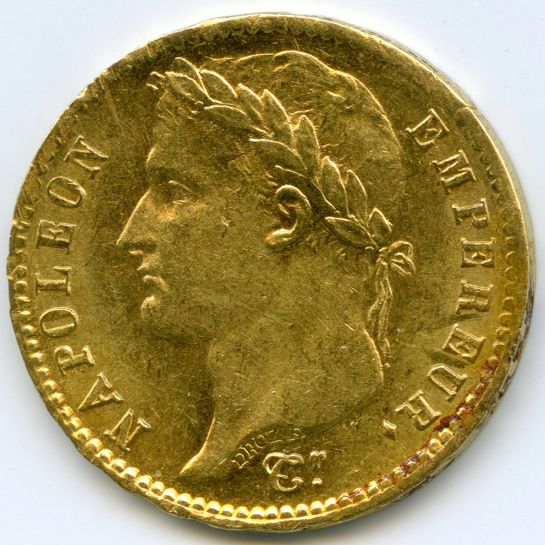 Napoléon Ier - 20 Francs - 1812 A avers