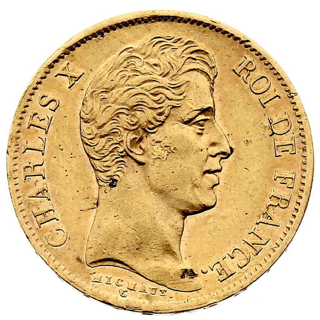 Charles X - 40 Francs - 1830 A avers