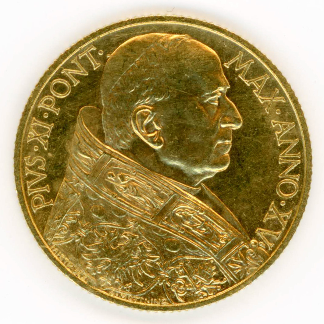 Vatican - Pie XI - 100 Lire - 1936 avers