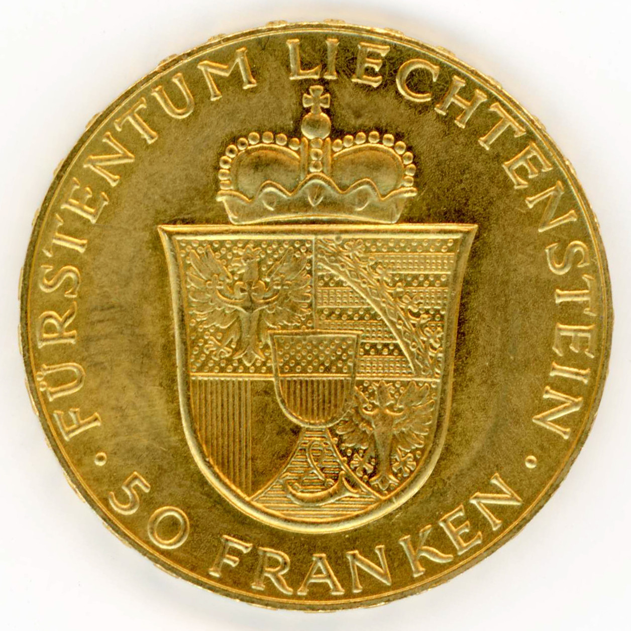 Liechteinstein - 50 Franken - 1956 B revers