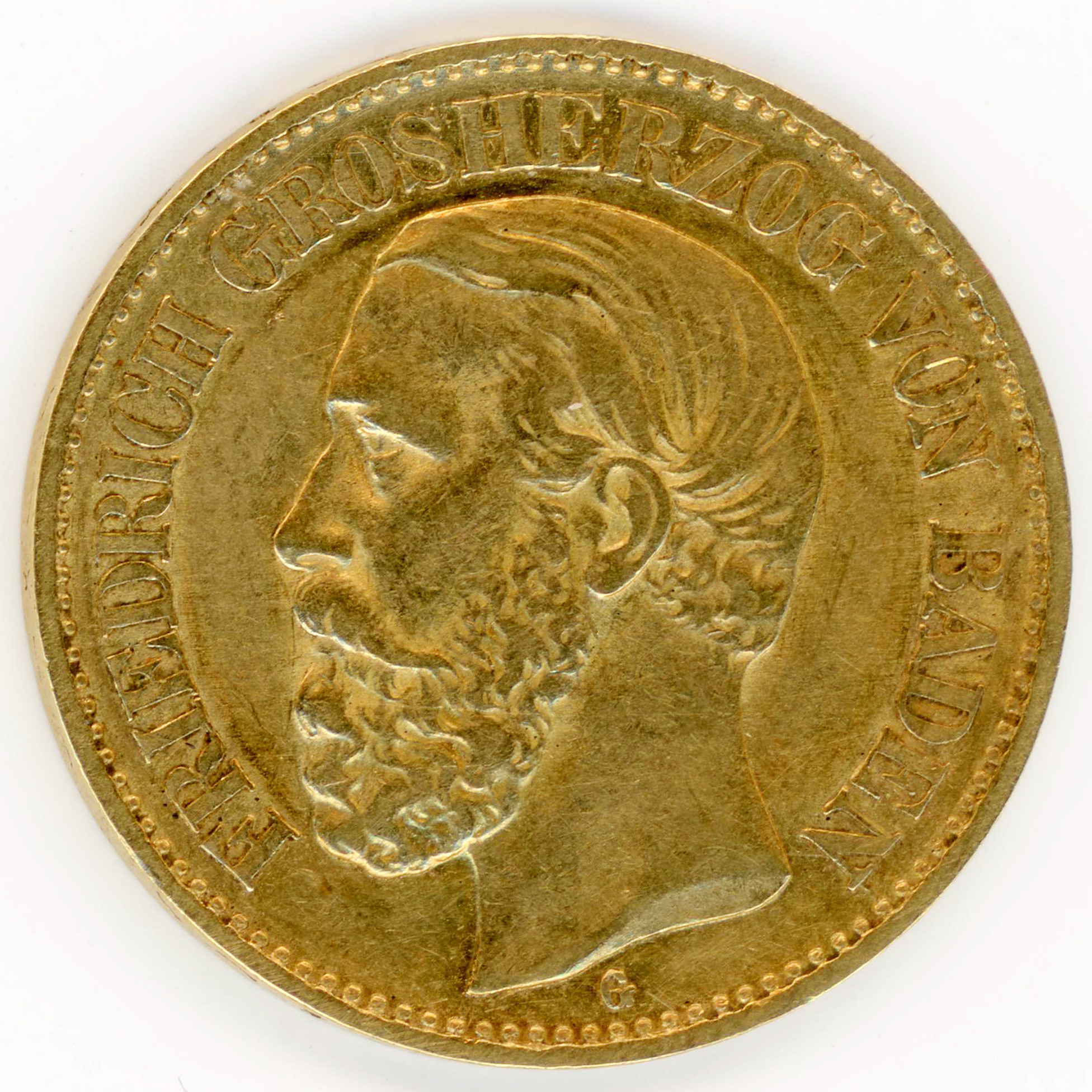 Allemagne - 10 Mark - 1876 G avers