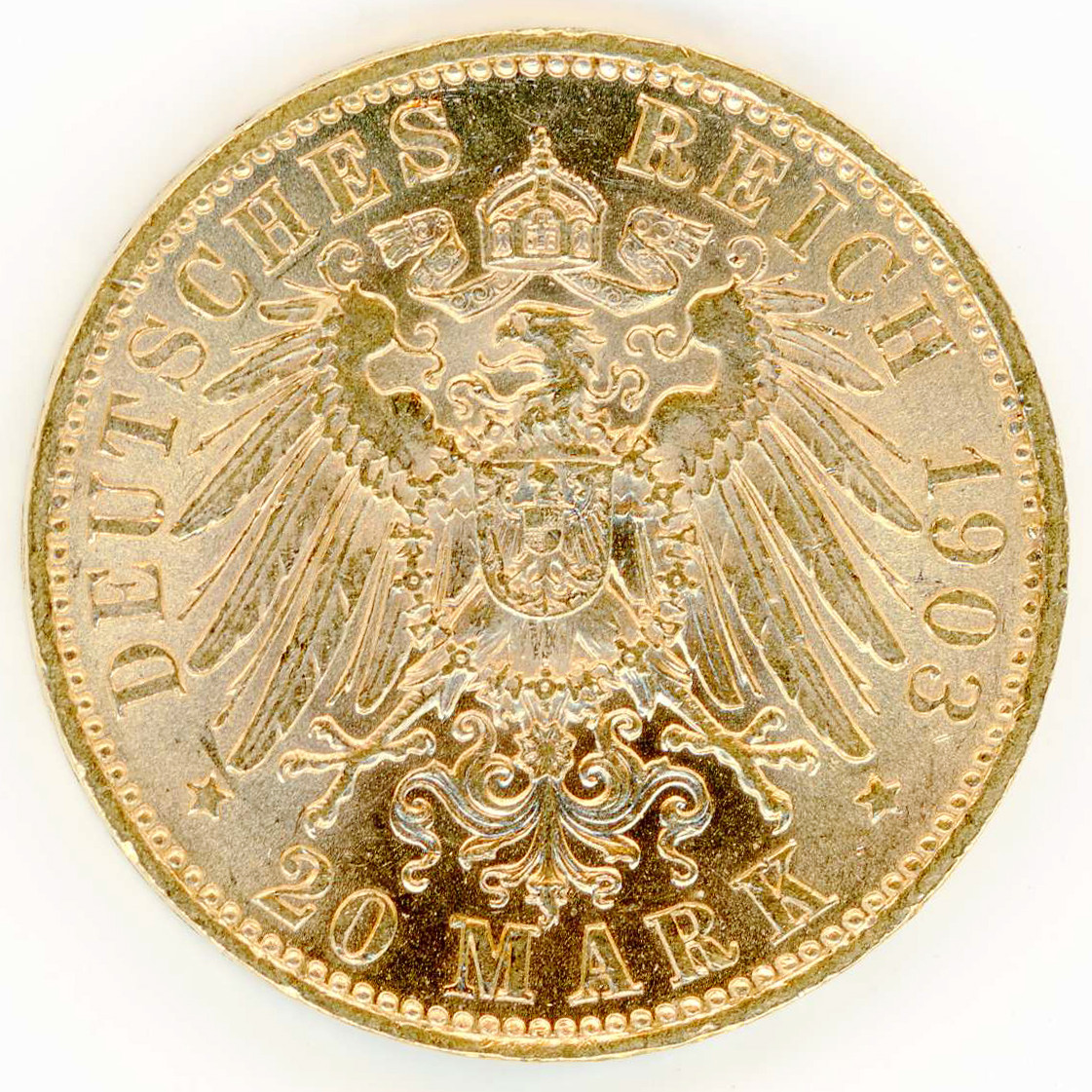 Allemagne - 20 Mark - 1903 E revers