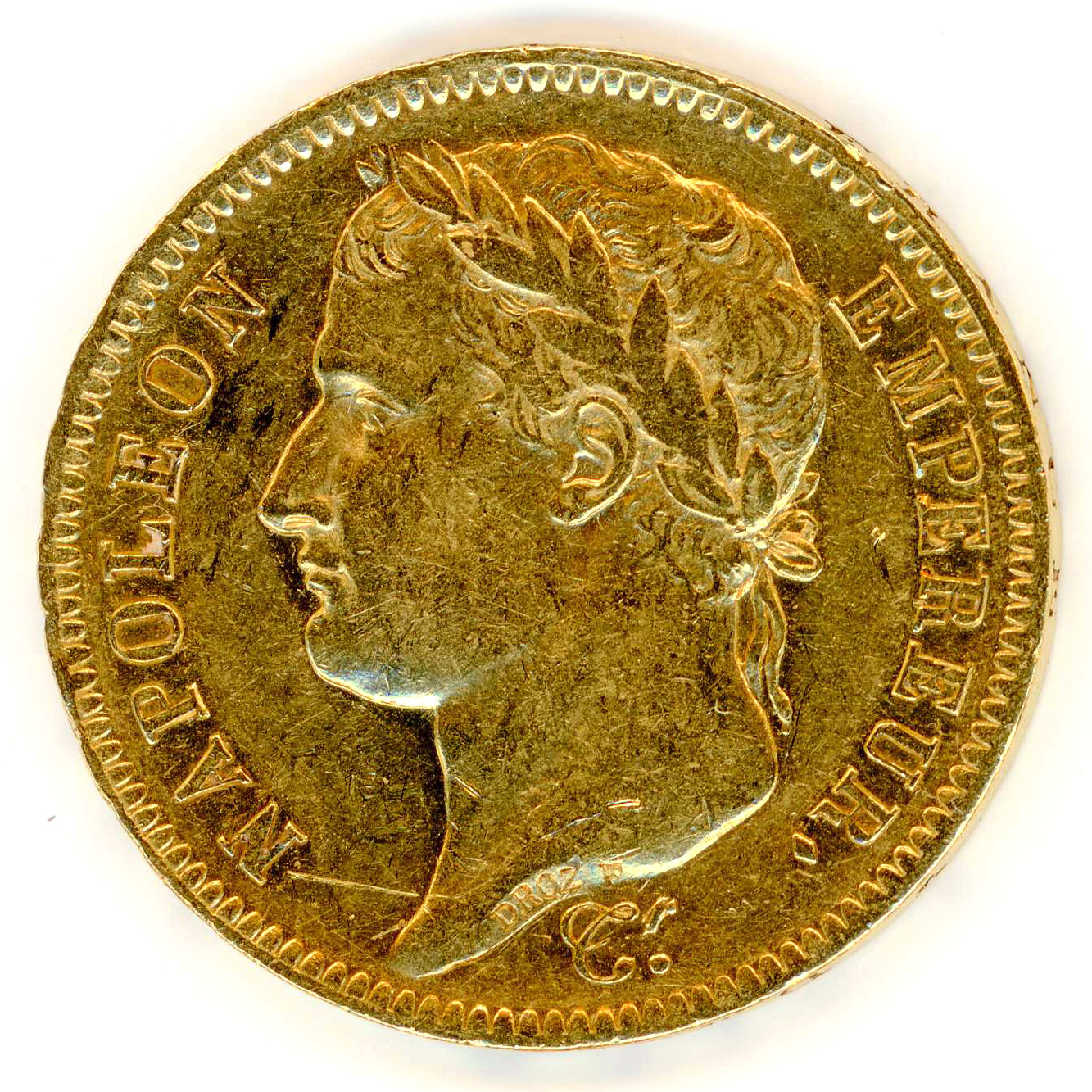 Napoléon Ier - 40 Francs - 1813 A avers