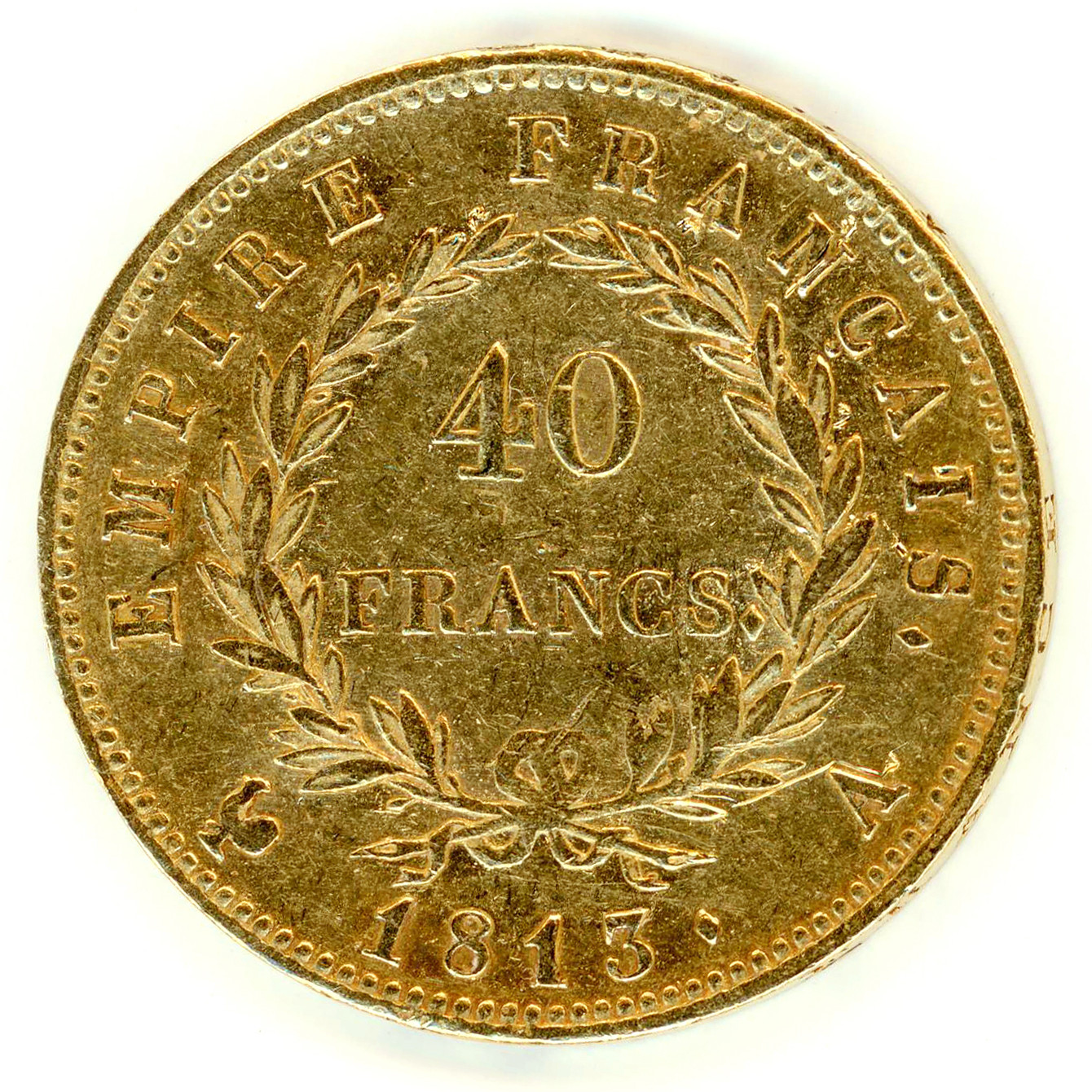 Napoléon Ier - 40 Francs - 1813 A revers