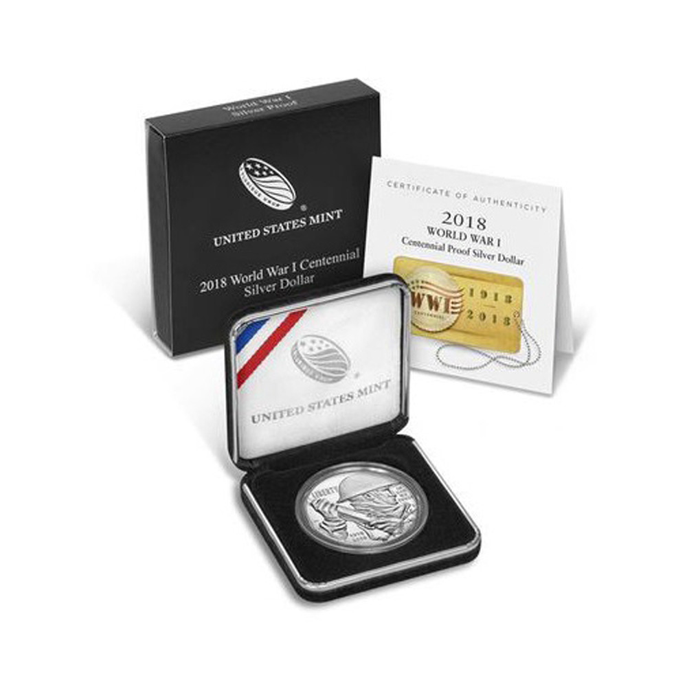 USA - 1 Dollar Commémoratif - 2018 - Argent revers