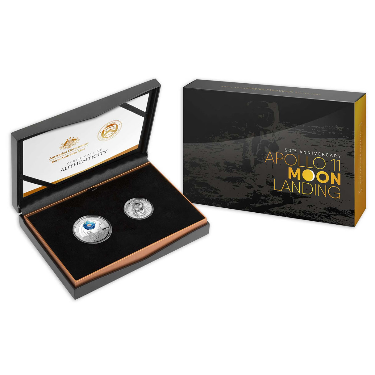 Australie - Coffret - Apollo 11 - 2019 revers