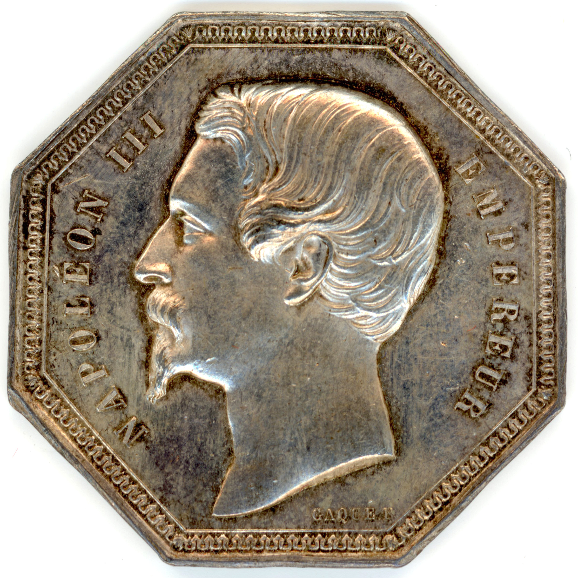 Napoléon III - Agent de Change de Paris - 1853 avers