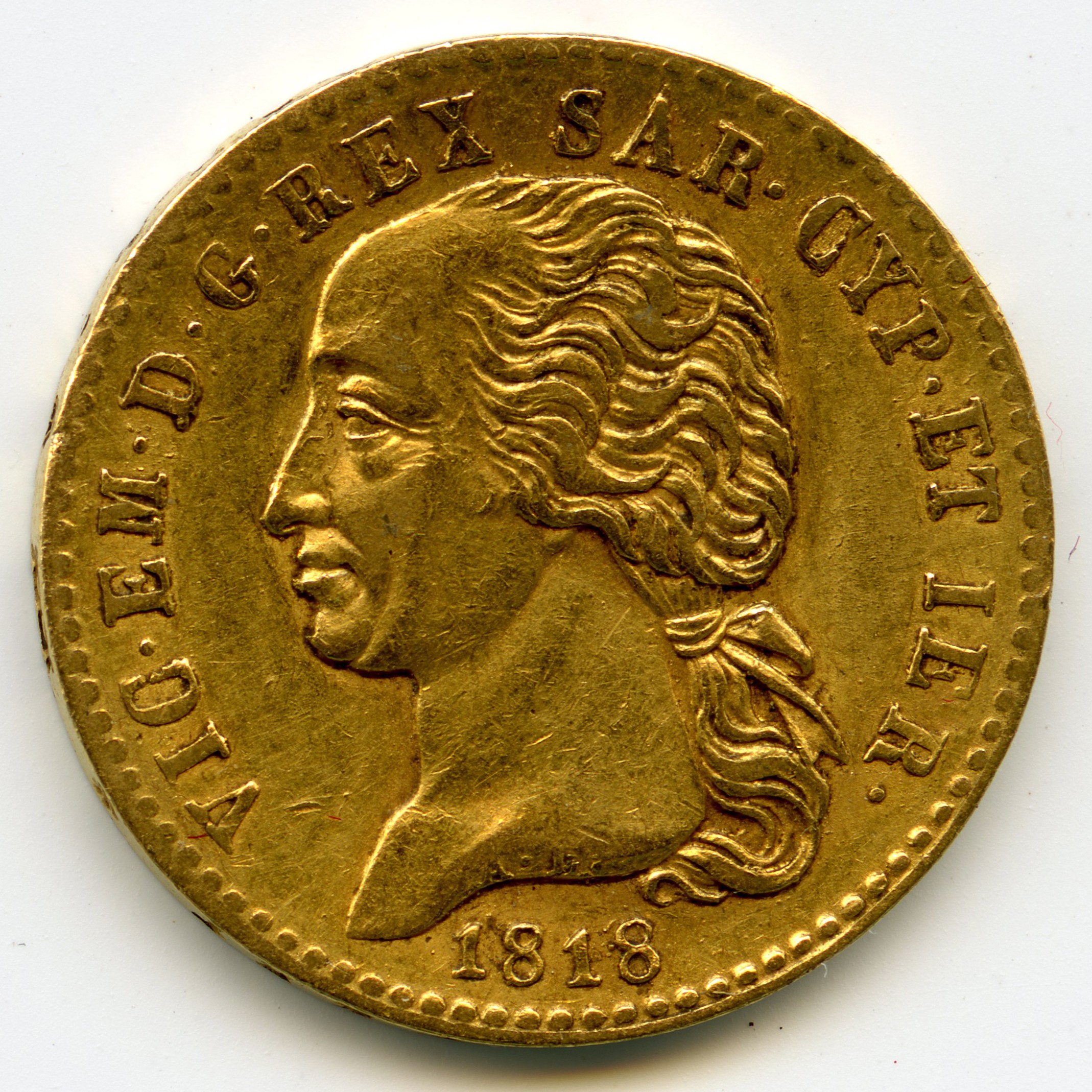 Italie - 20 Lire - 1818 avers