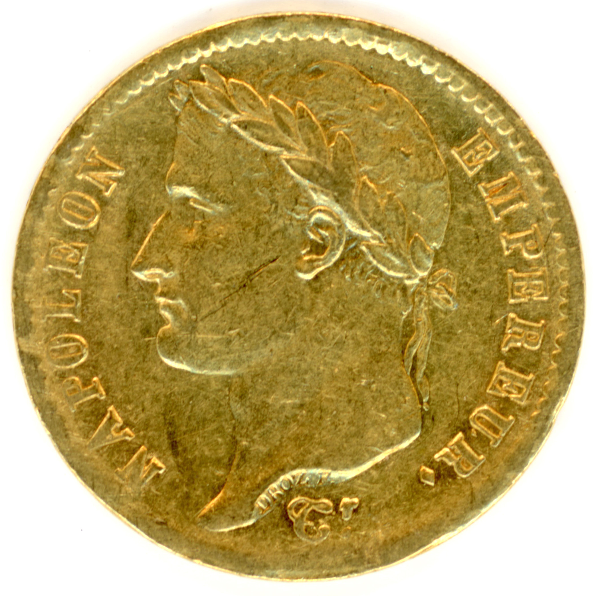 Napoléon Ier - 20 Francs - 1814 W avers