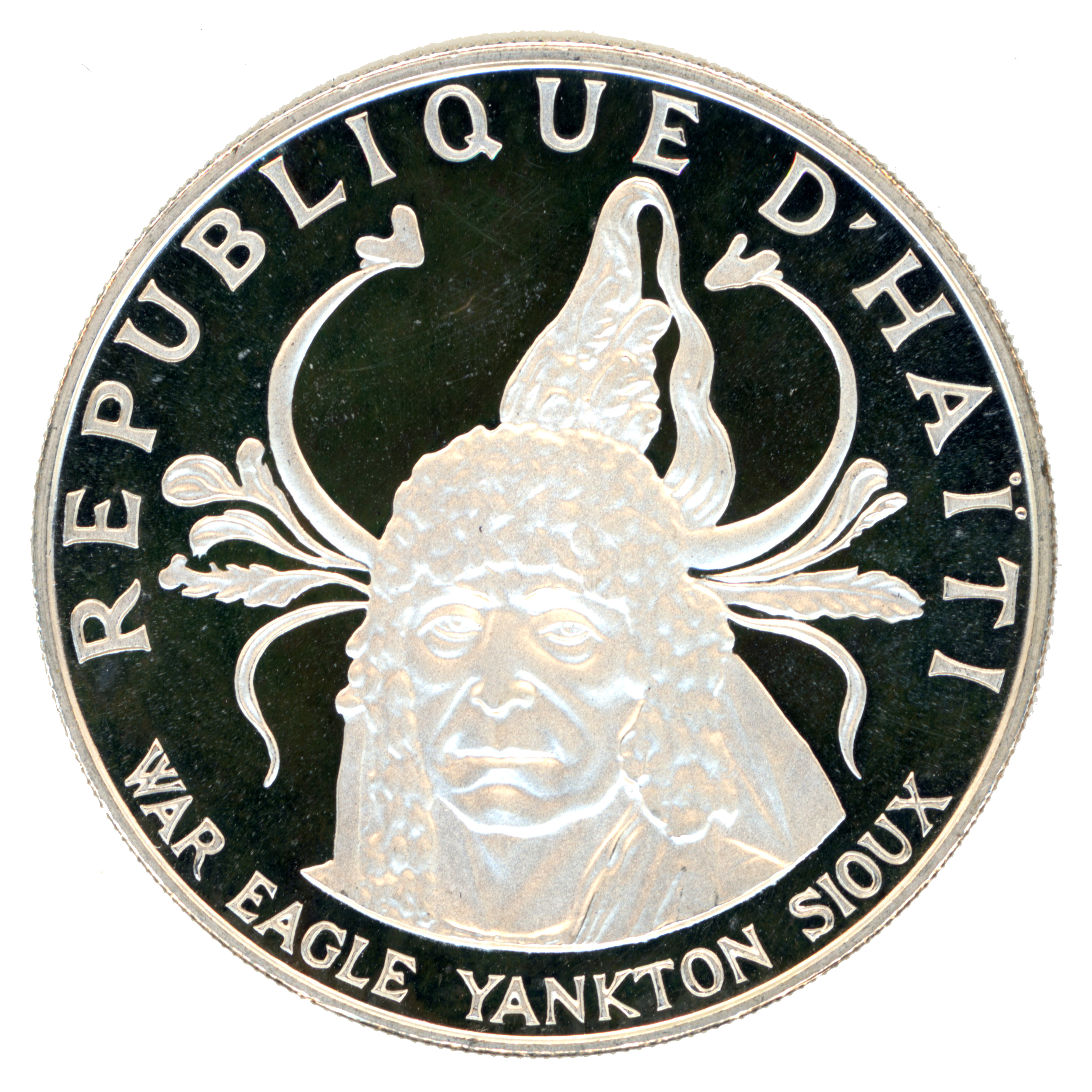 Haïti - 10 Gourdes - Yankton Sioux - 1971 avers Haïti - 10 Gourdes - Yankton Sioux - 1971 avers