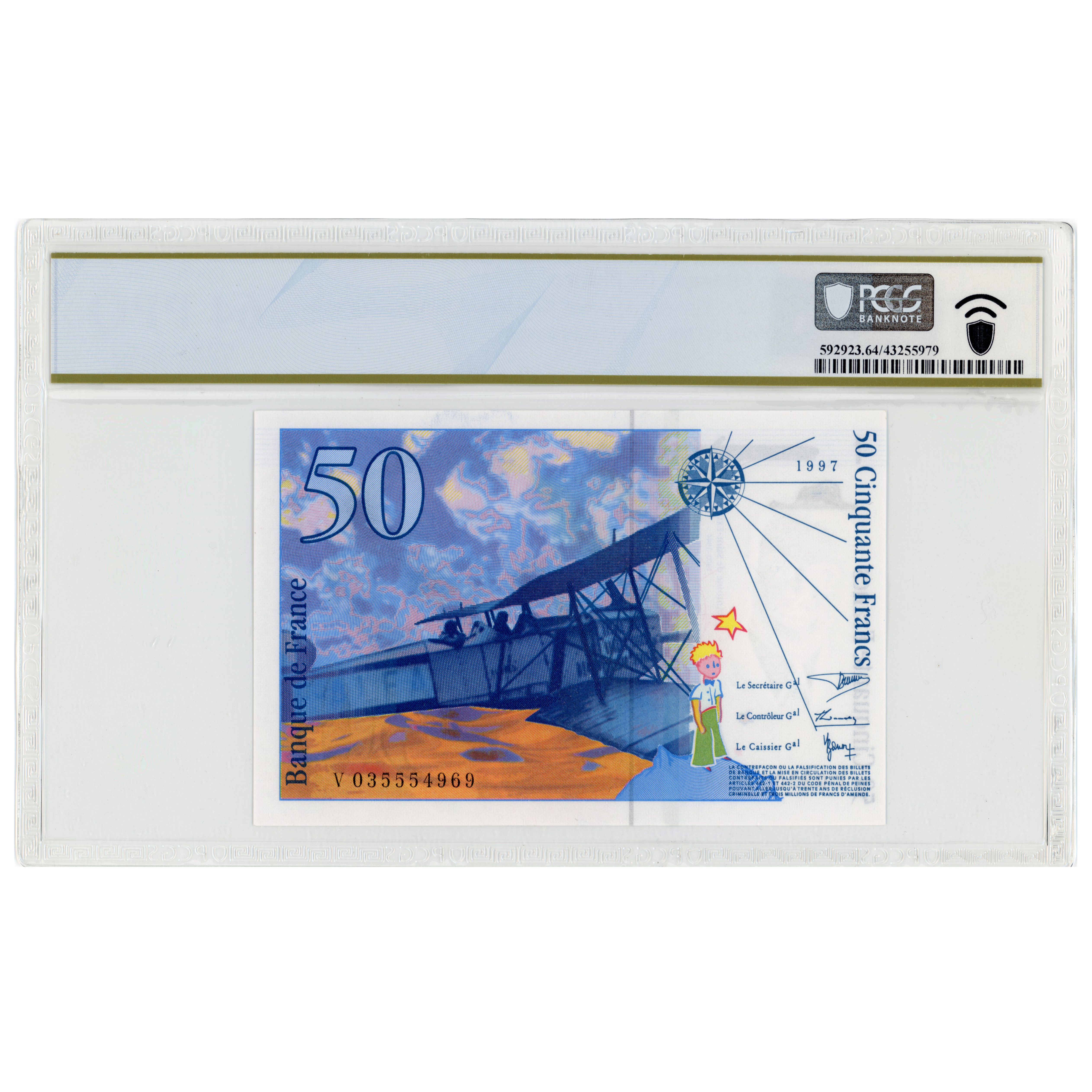 France - 50 Francs - 1997 revers France - 50 Francs - 1997 revers