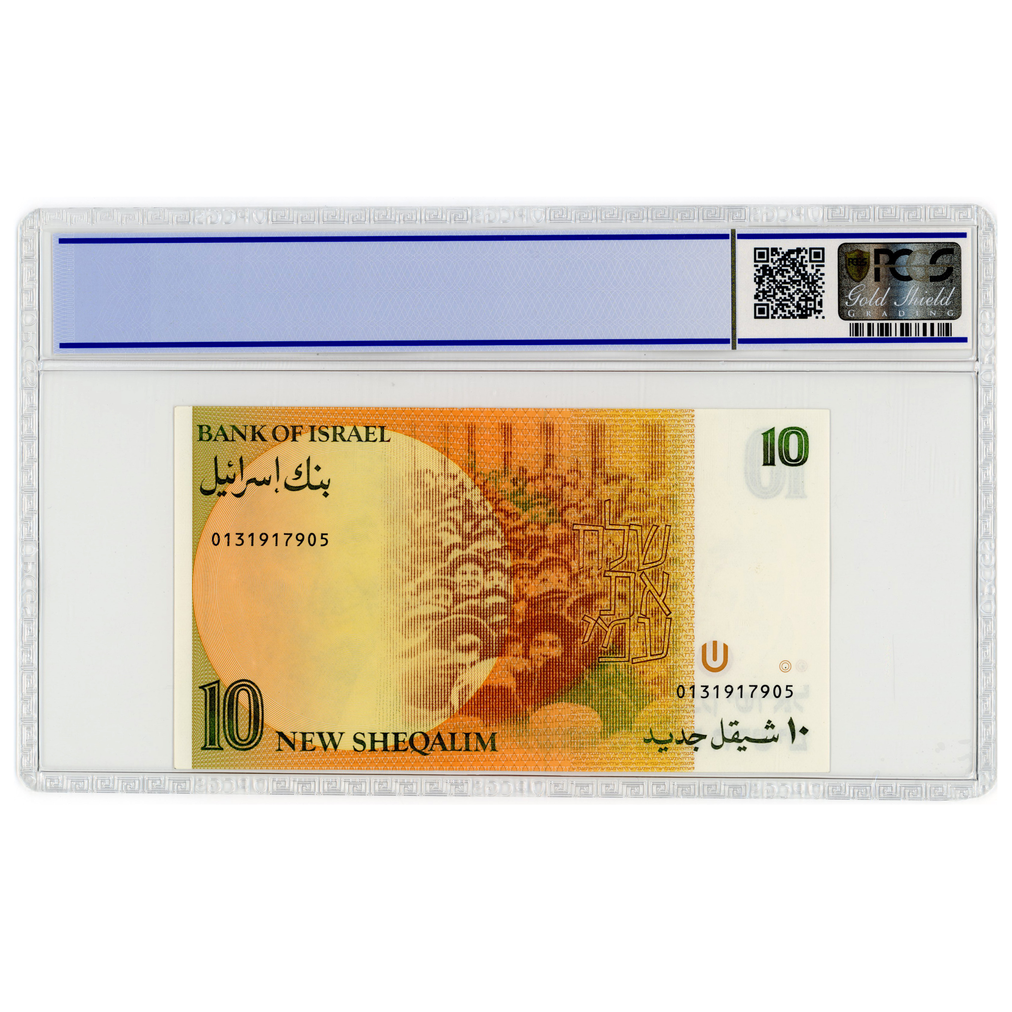Israël - 10 New Sheqalim - 0131917905 revers