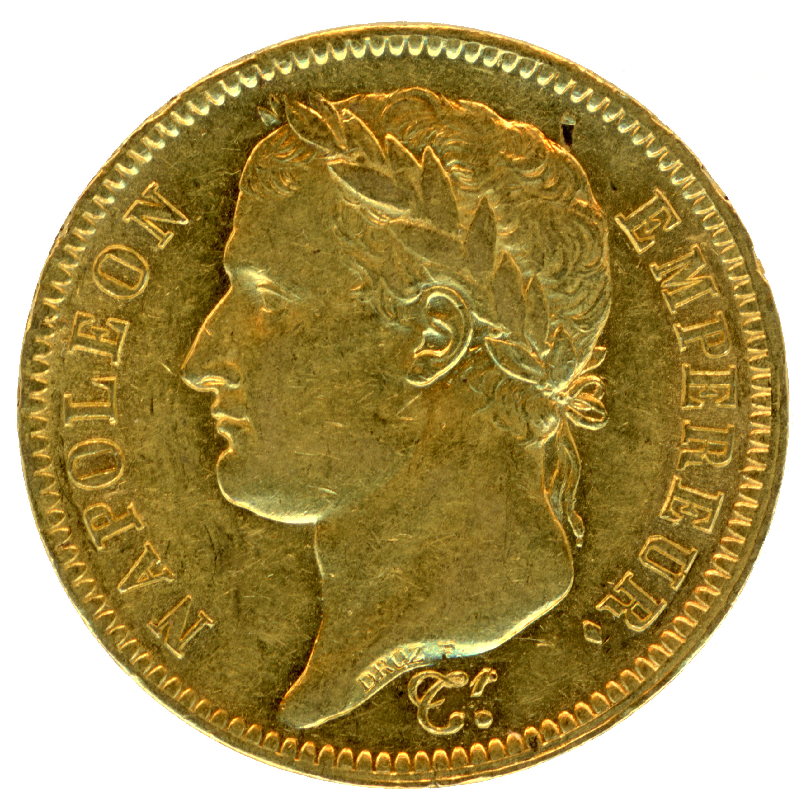Napoléon Ier - 40 Francs - 1812 - Paris avers Napoléon Ier - 40 Francs - 1812 - Paris avers