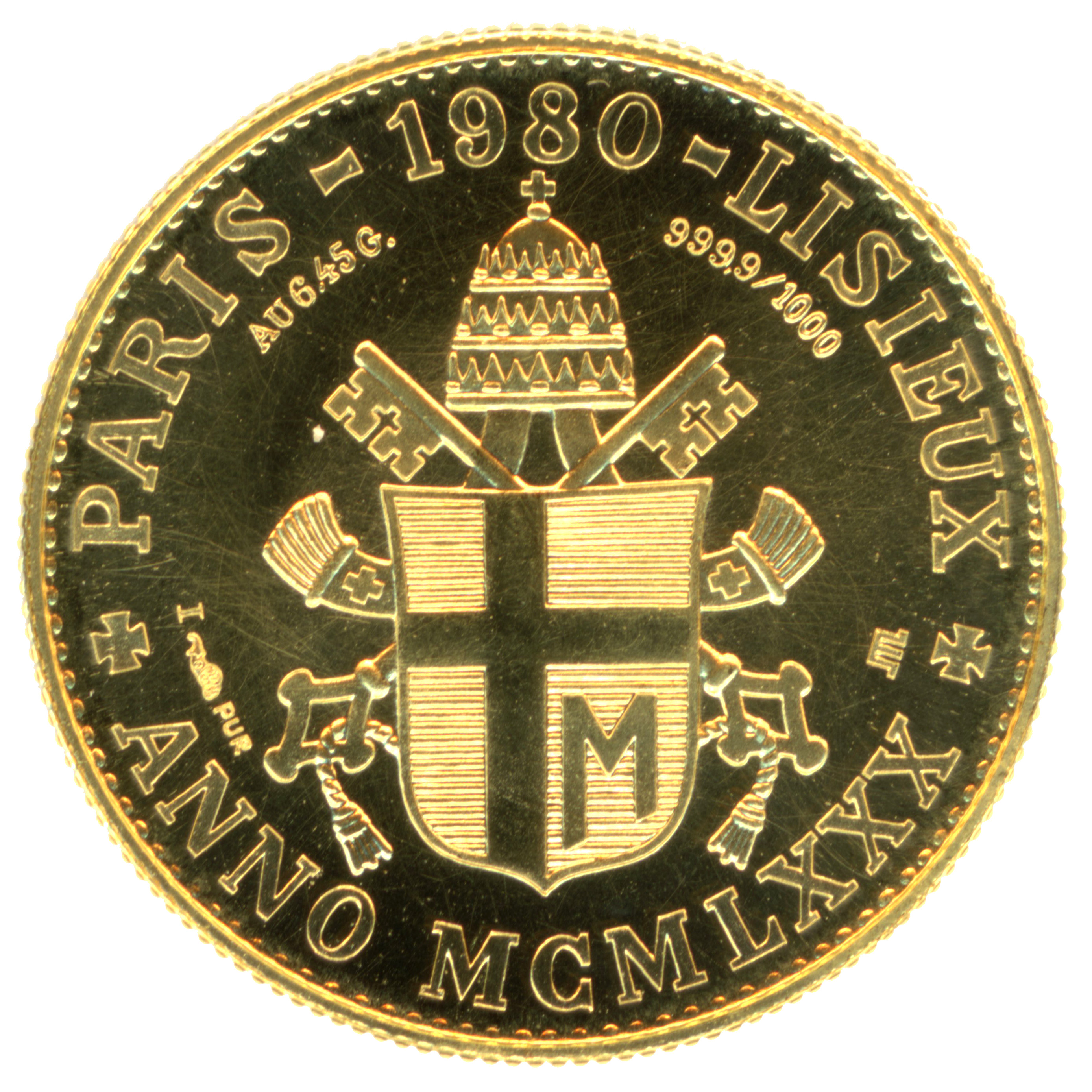 Médaille - Jean Paul II - 1980 revers Médaille - Jean Paul II - 1980 revers