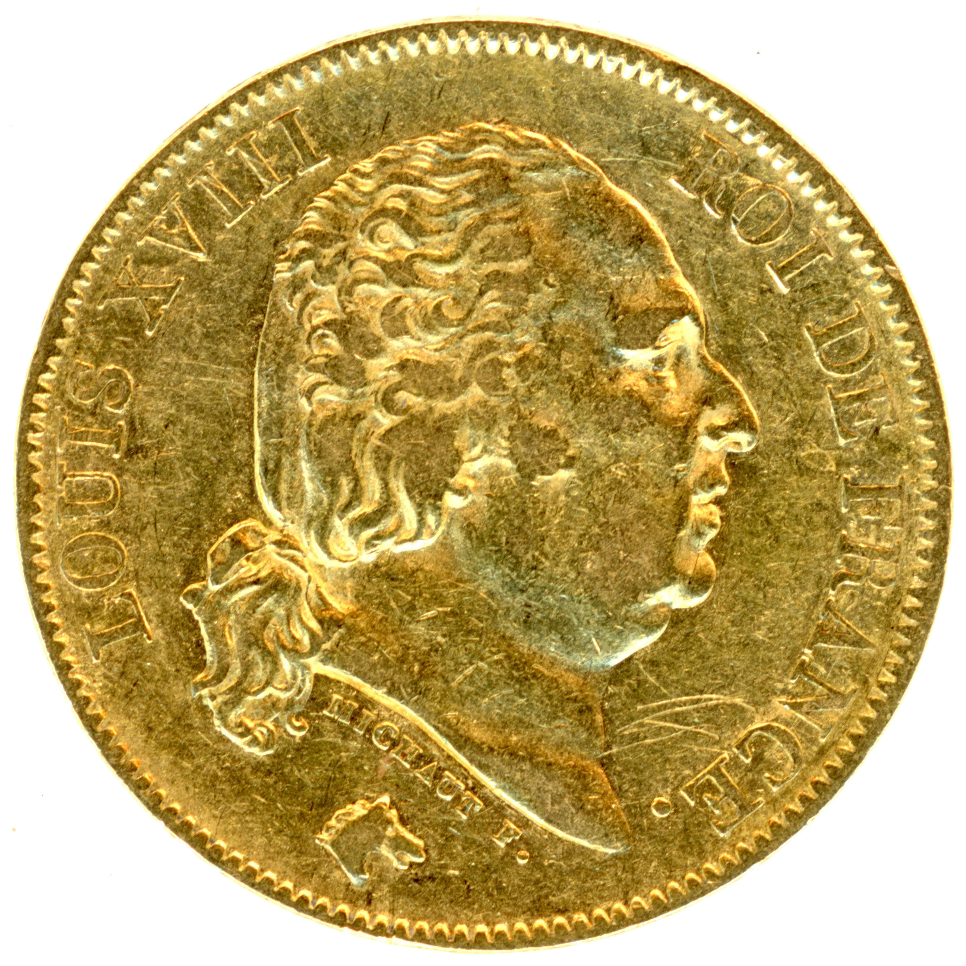 Louis XVIII - 40 Francs - 1817 - Paris avers Louis XVIII - 40 Francs - 1817 - Paris avers