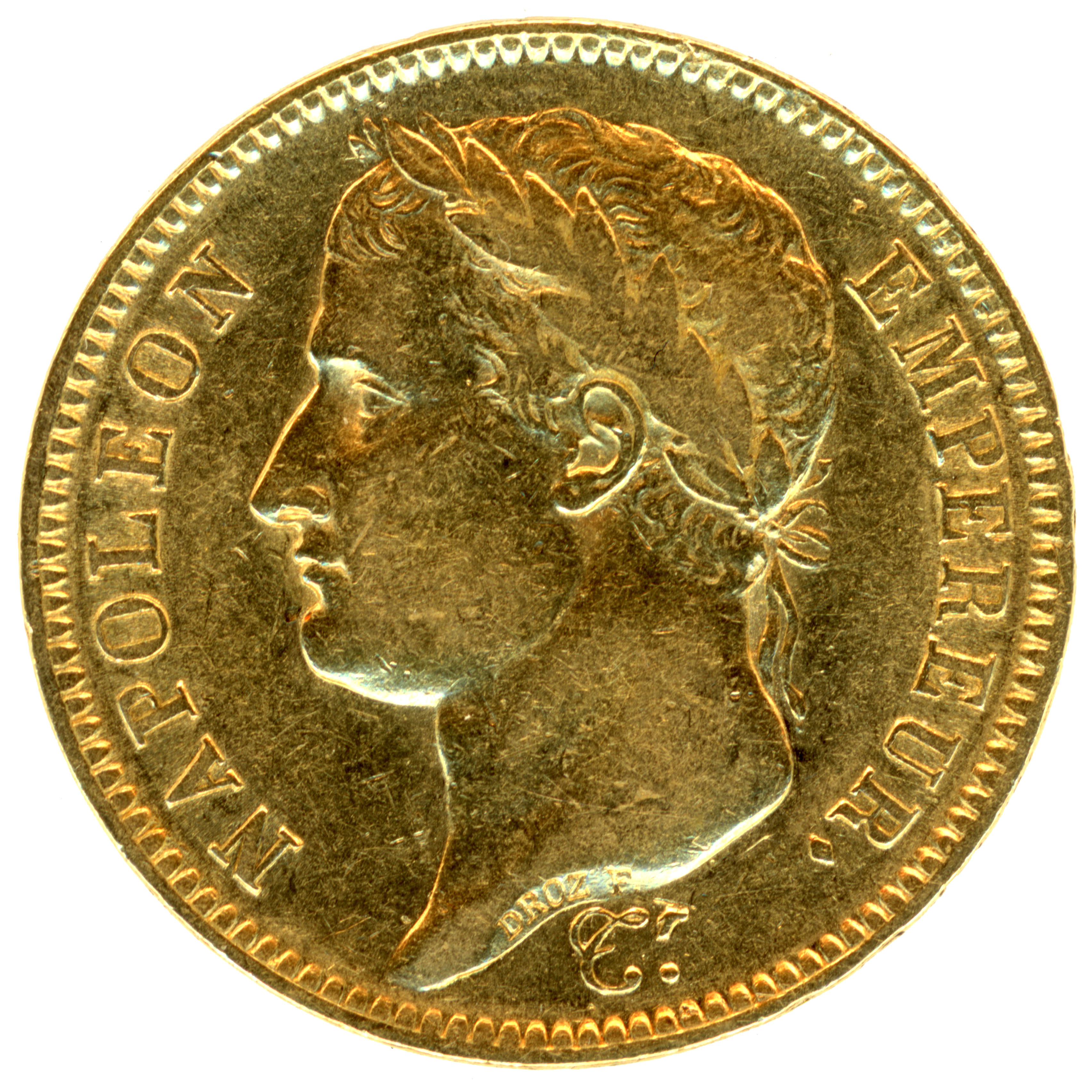 Napoléon Ier - 40 Francs - 1810 - Lille avers Napoléon Ier - 40 Francs - 1810 - Lille avers