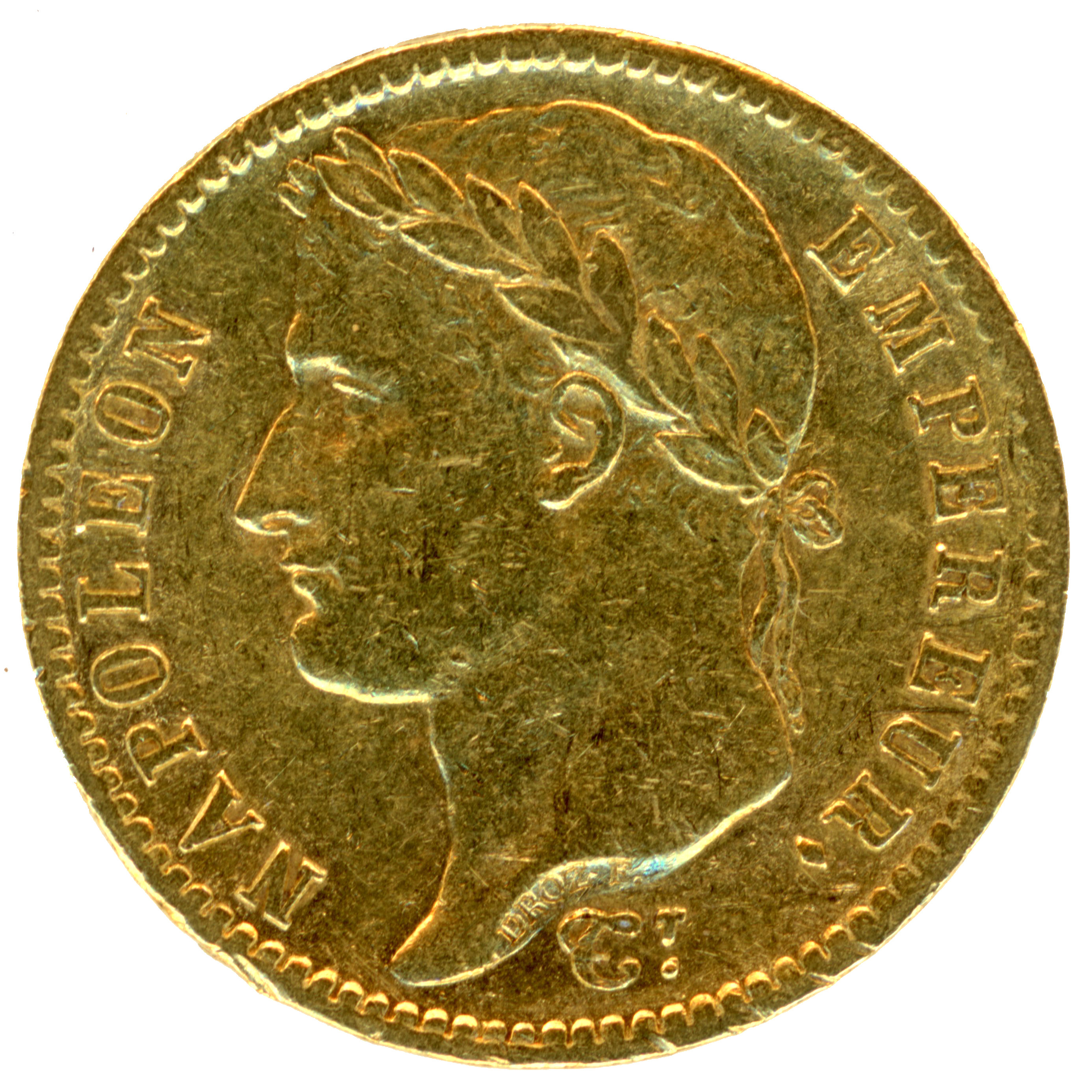 Napoléon Ier - 20 Francs - 1812 Paris avers Napoléon Ier - 20 Francs - 1812 Paris avers