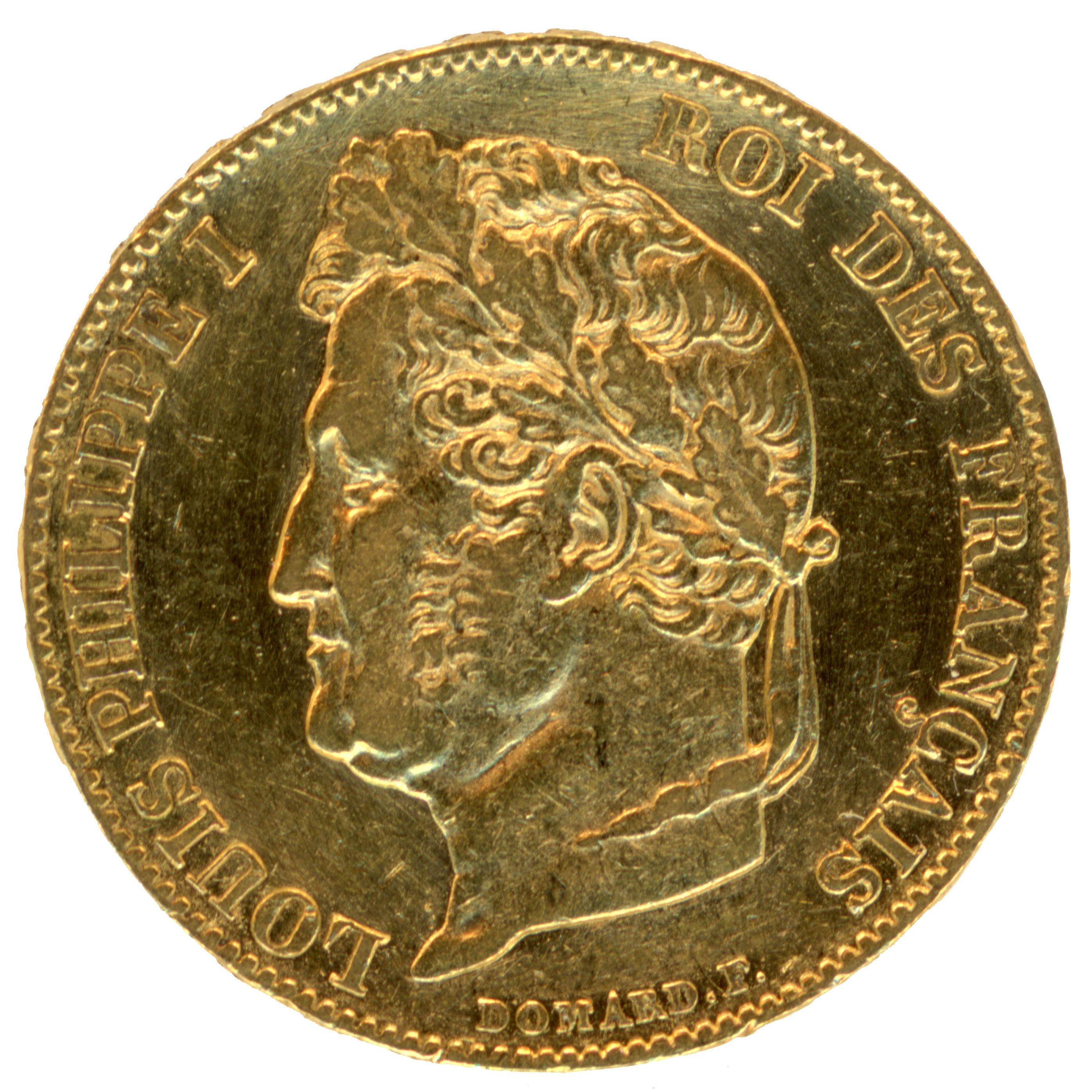 Louis-Philippe Ier - 20 Francs - 1843 Paris avers Louis-Philippe Ier - 20 Francs - 1843 Paris avers