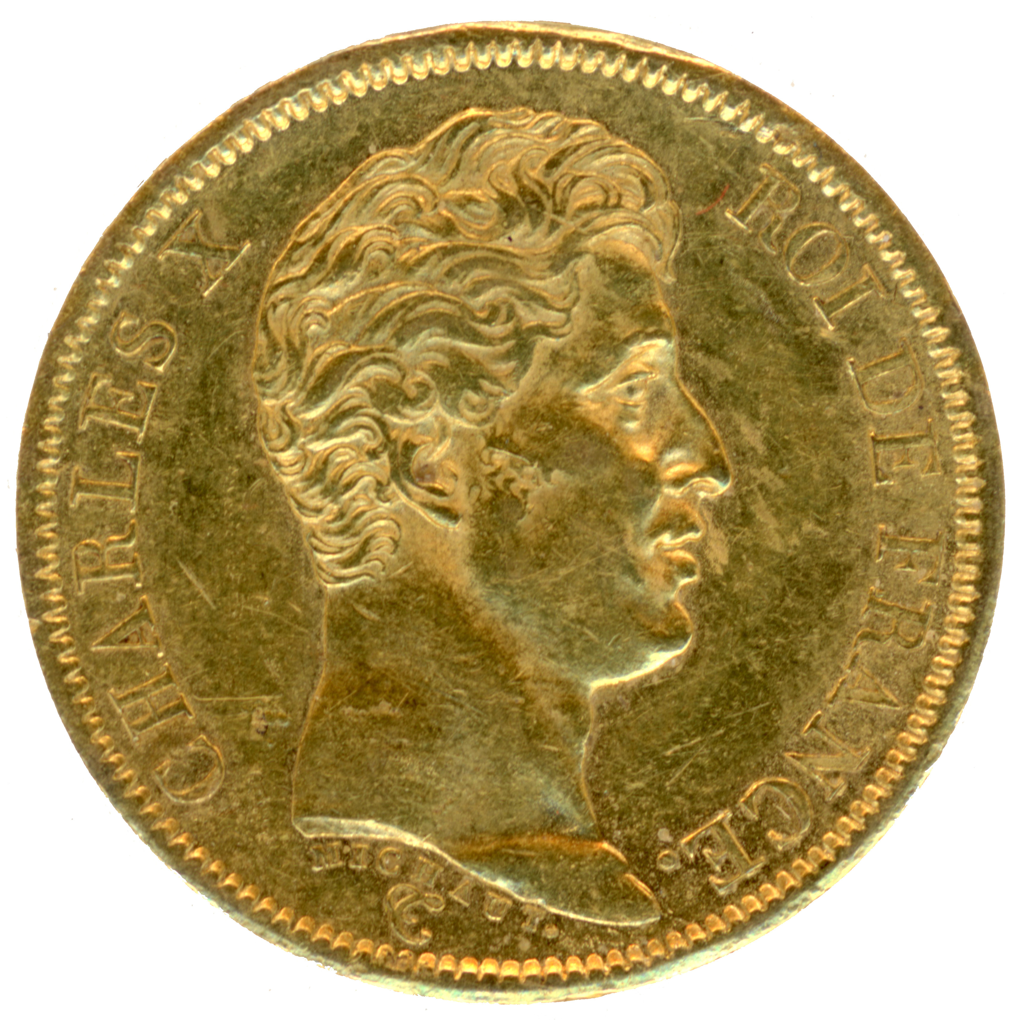 Charles X - 40 Francs - 1824 Paris avers