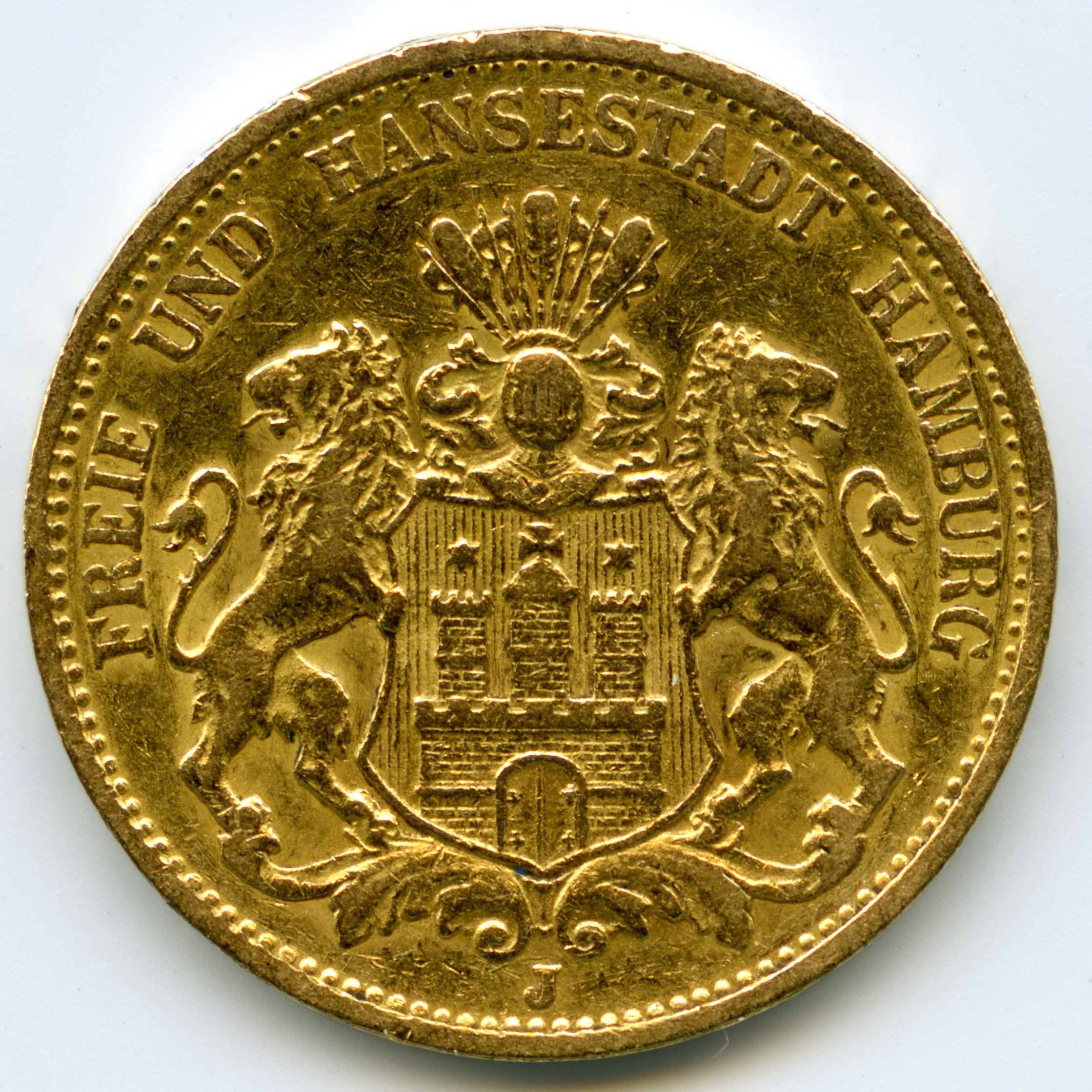 Allemagne - 20 Mark - 1884 J avers