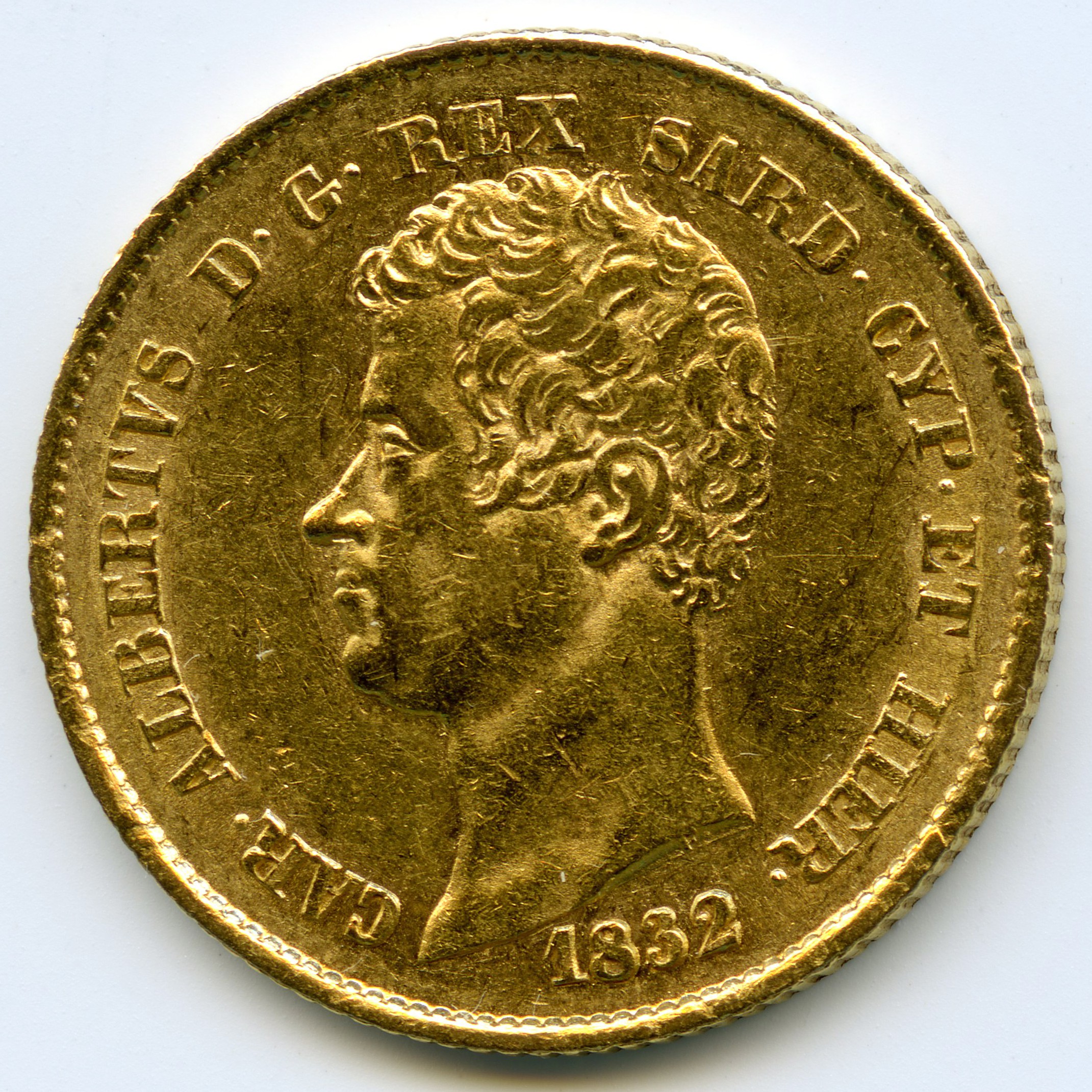 Italie - 20 Lire - 1832 - Gênes avers