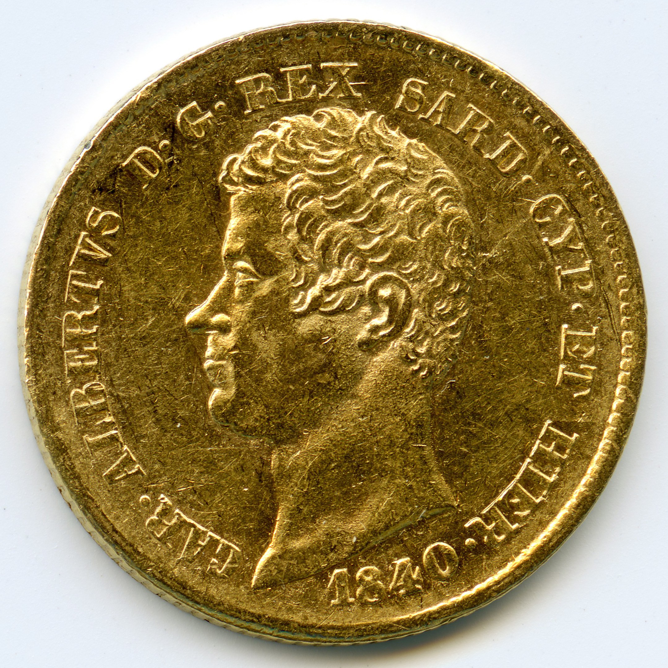 Italie - 20 Lire - 1840 - Gênes avers