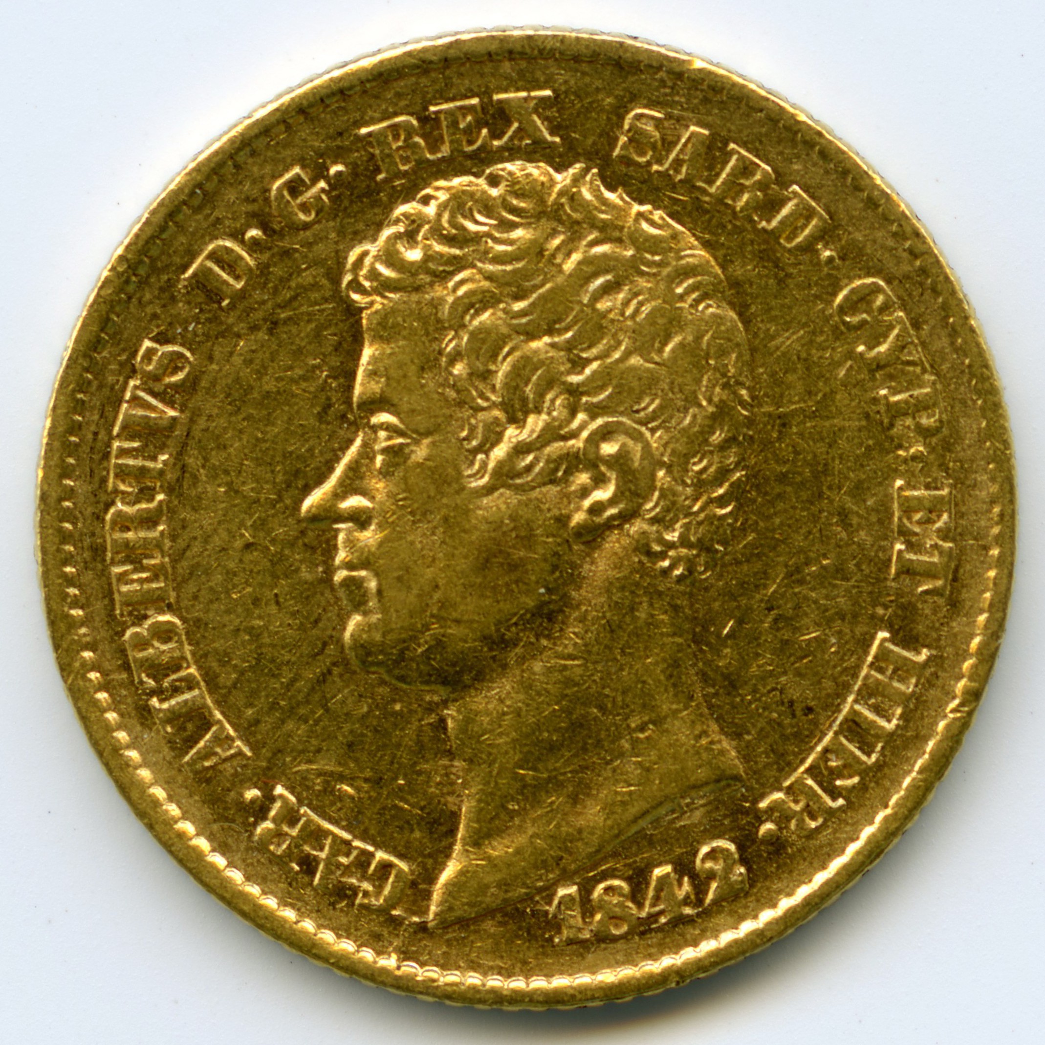 Italie - 20 Lire - 1842 Gênes avers