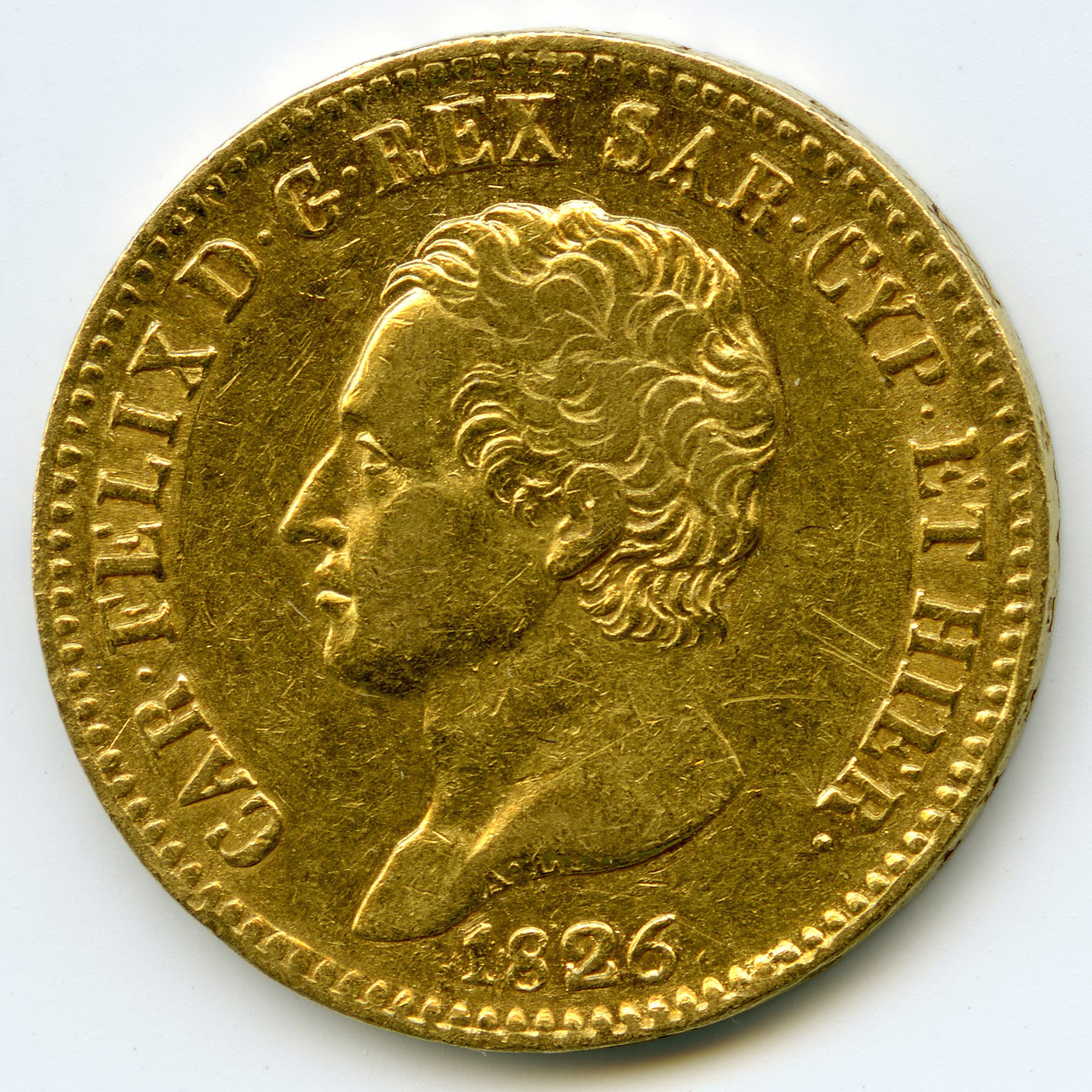 Italie - 20 Lire - 1826 T avers