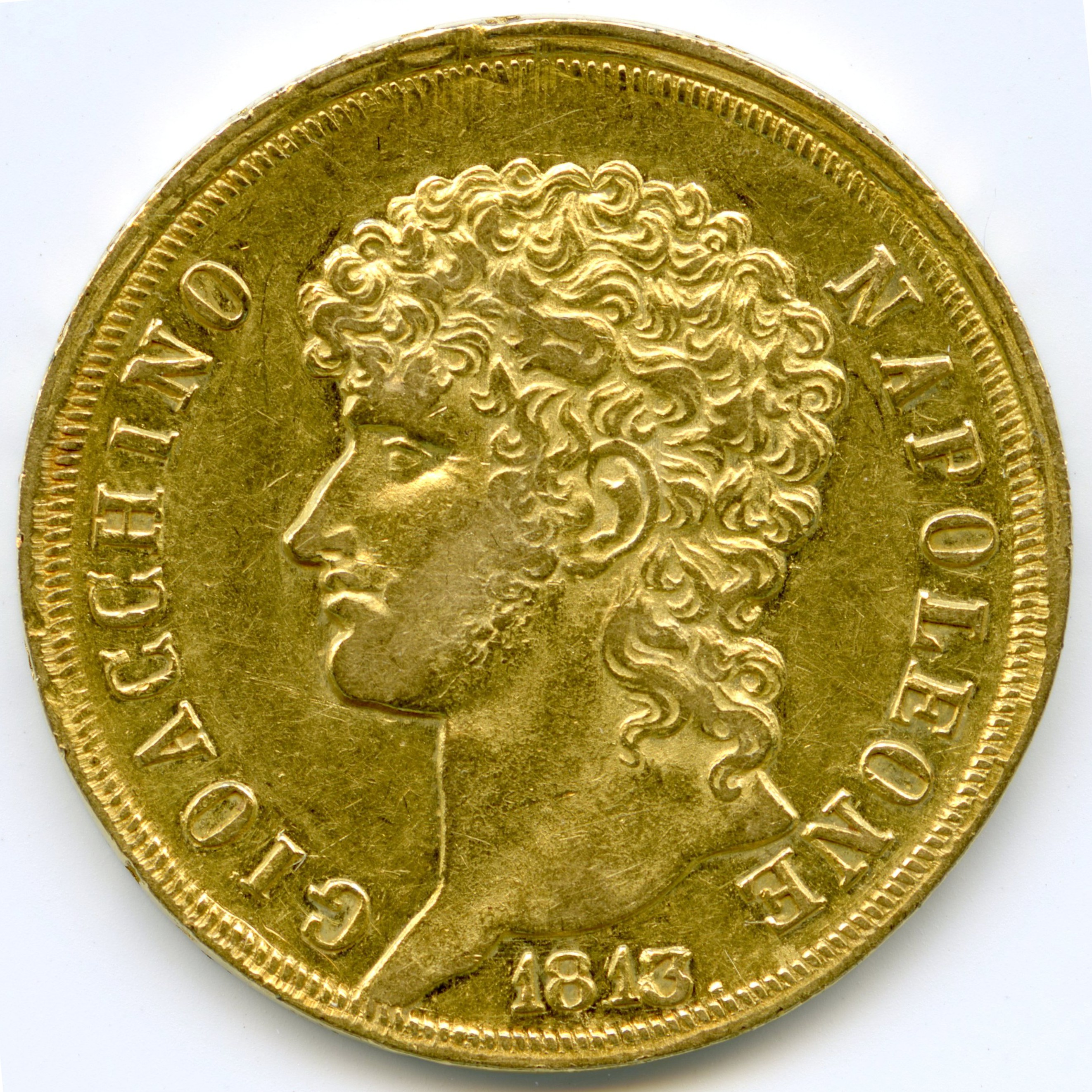 Italie - J Murat - 40 Lire - 1813 - Naples avers