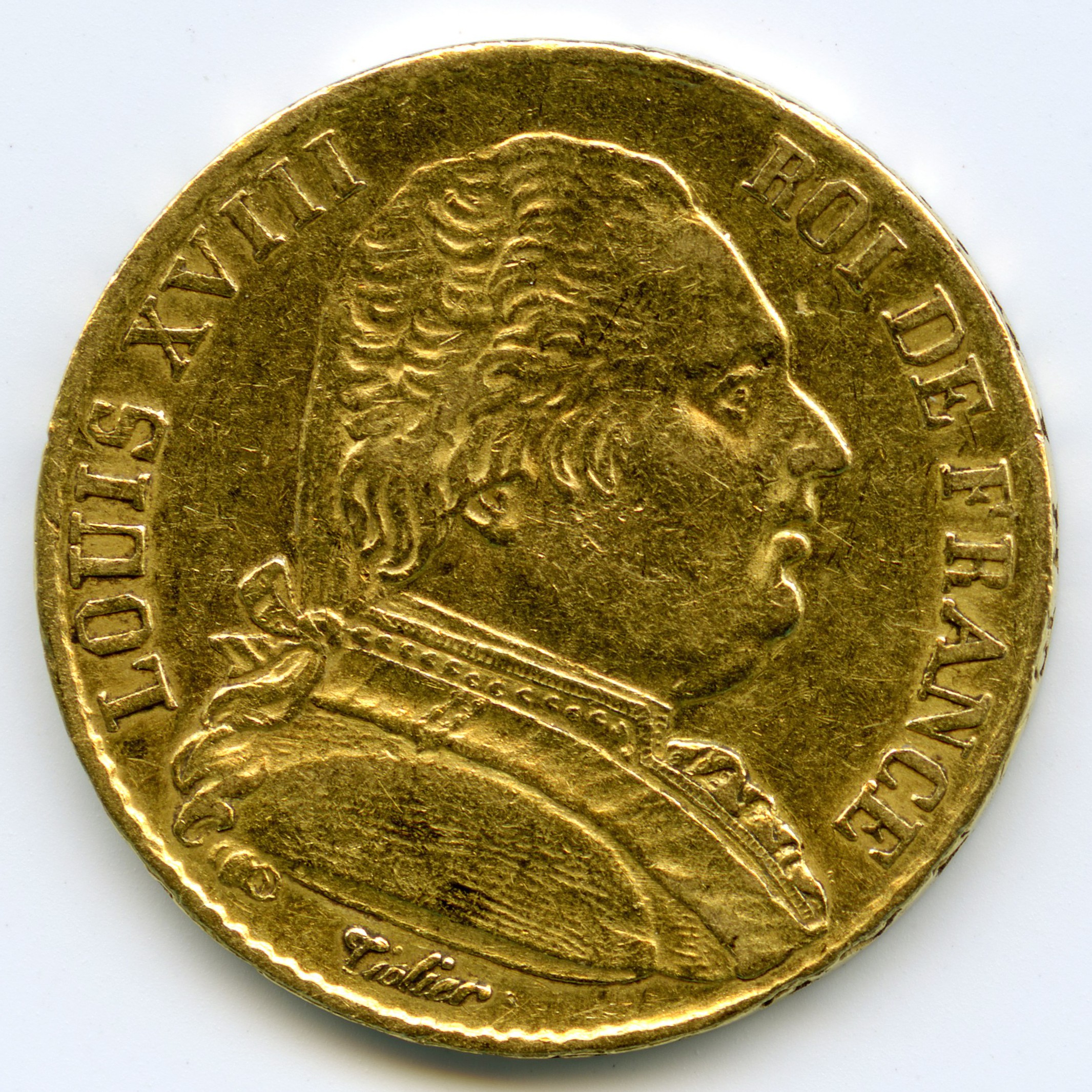 Louis XVIII - 20 Francs - 1815 A avers