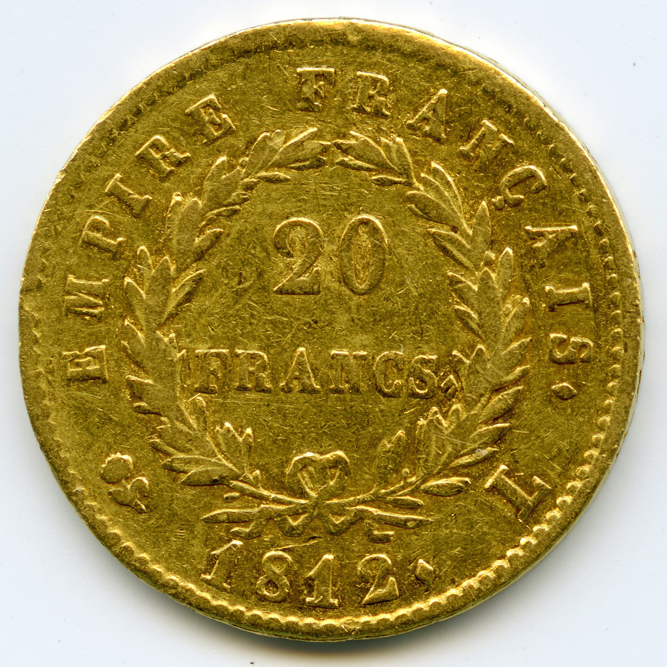 Napoléon Ier - 20 Francs - 1812 L revers