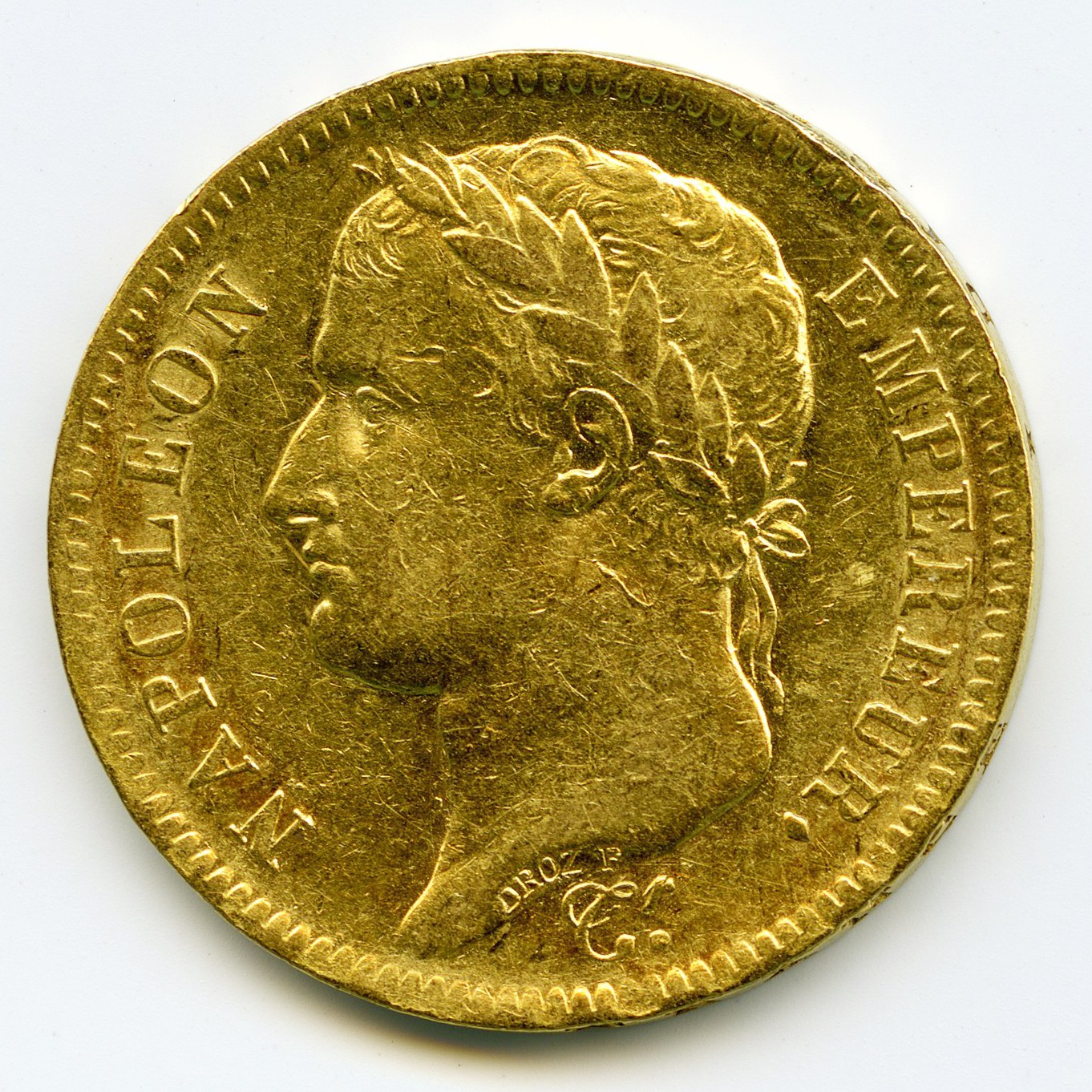 Napoléon Ier - 40 Francs - 1811 A avers