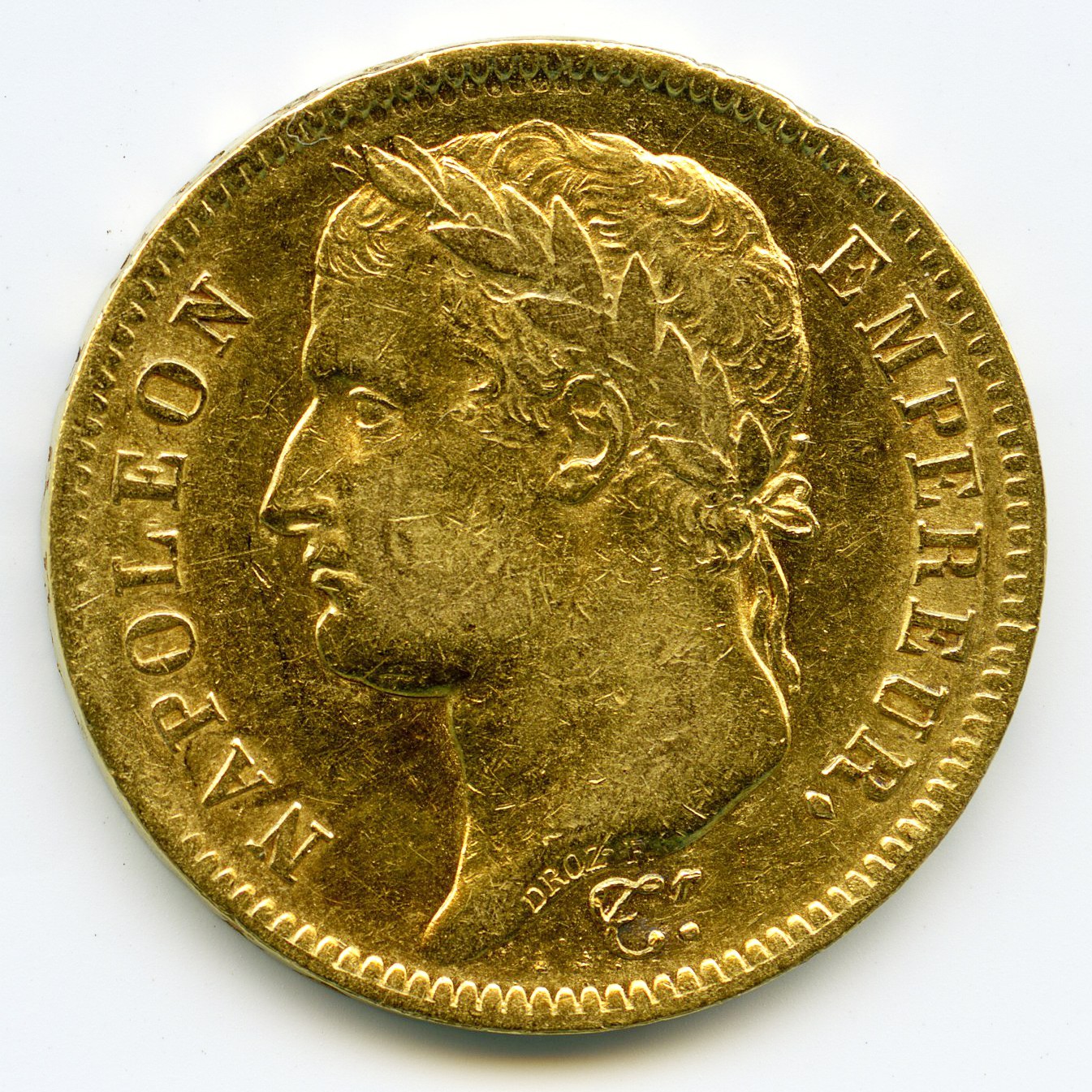 Napoléon Ier - 40 Francs - 1811 A avers