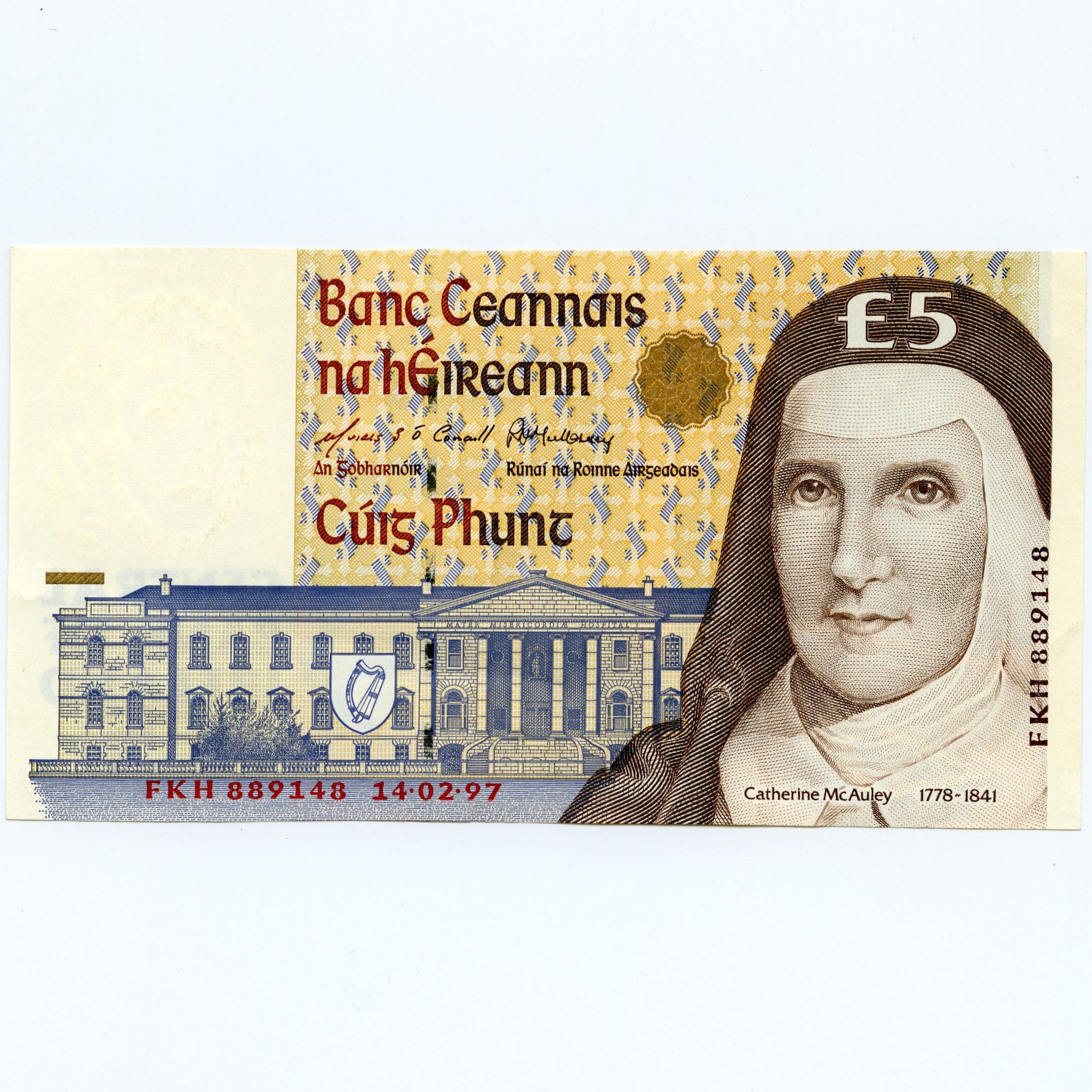 Irlande - 5 Livres - FKH889148 avers