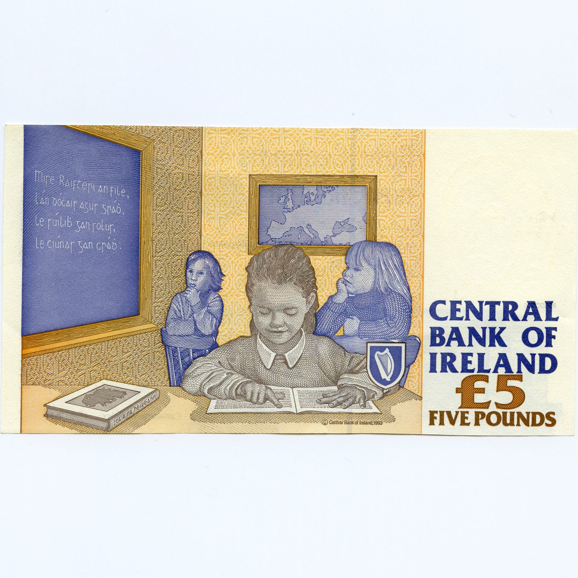 Irlande - 5 Livres - FKH889148 revers