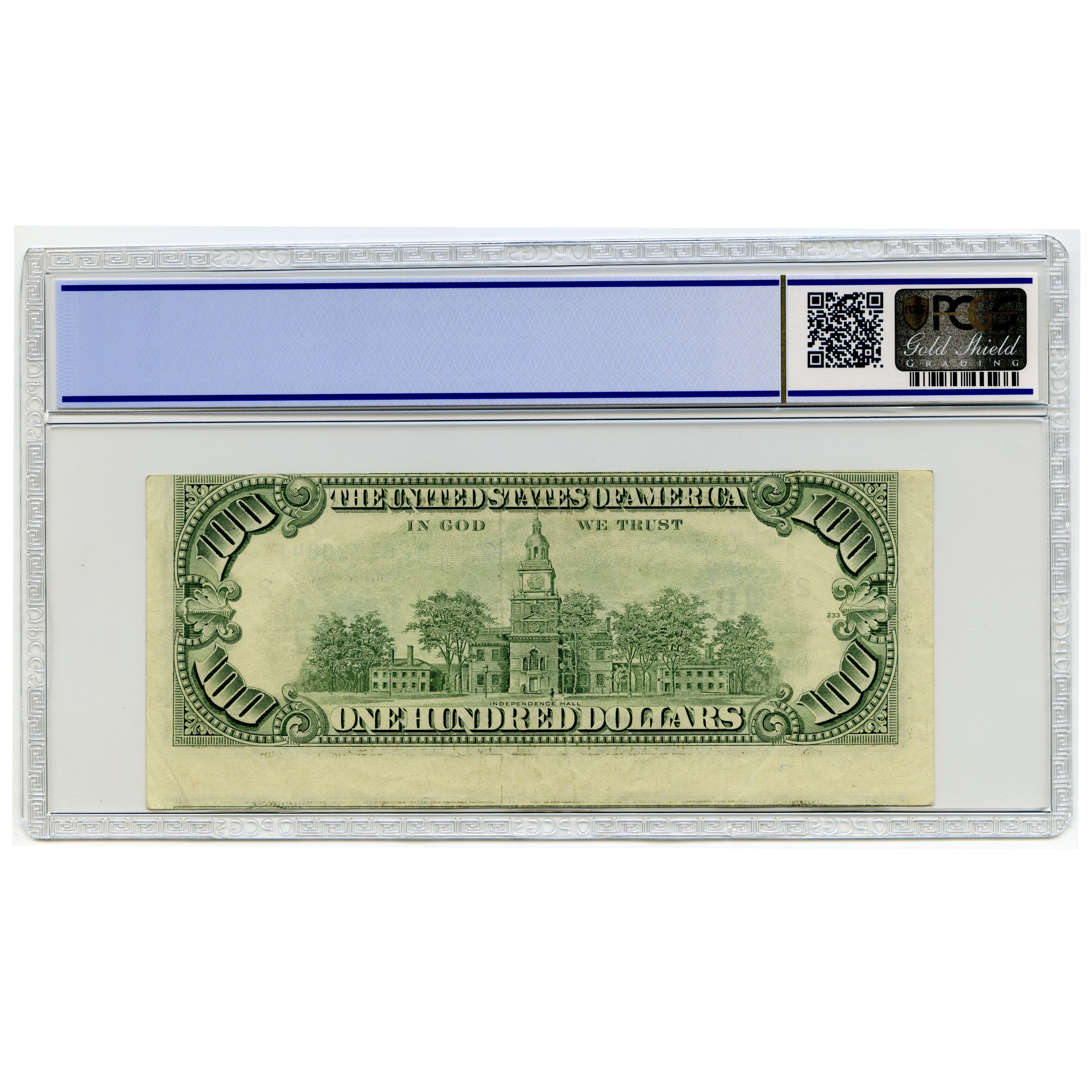 USA - 100 Dollars - B28173084F revers