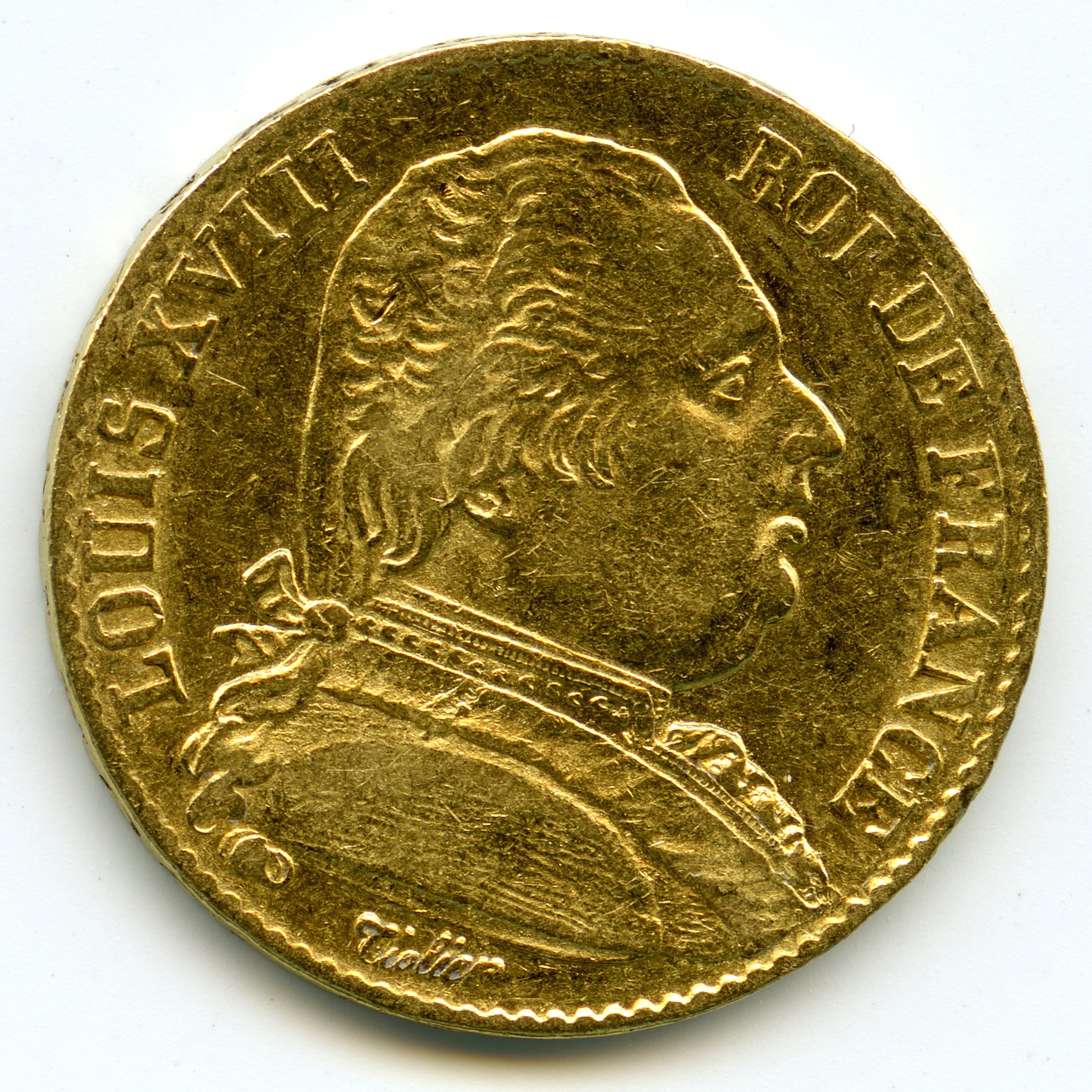 Louis XVIII - 20 Francs - 1814 A avers