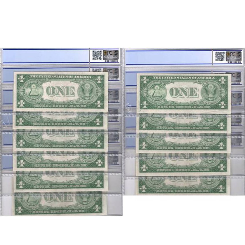 USA - 1 DOLLAR Silver certificate * revers