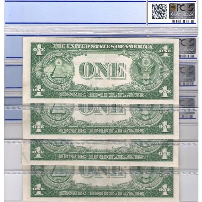 USA - 1 DOLLAR Silver certificate * revers