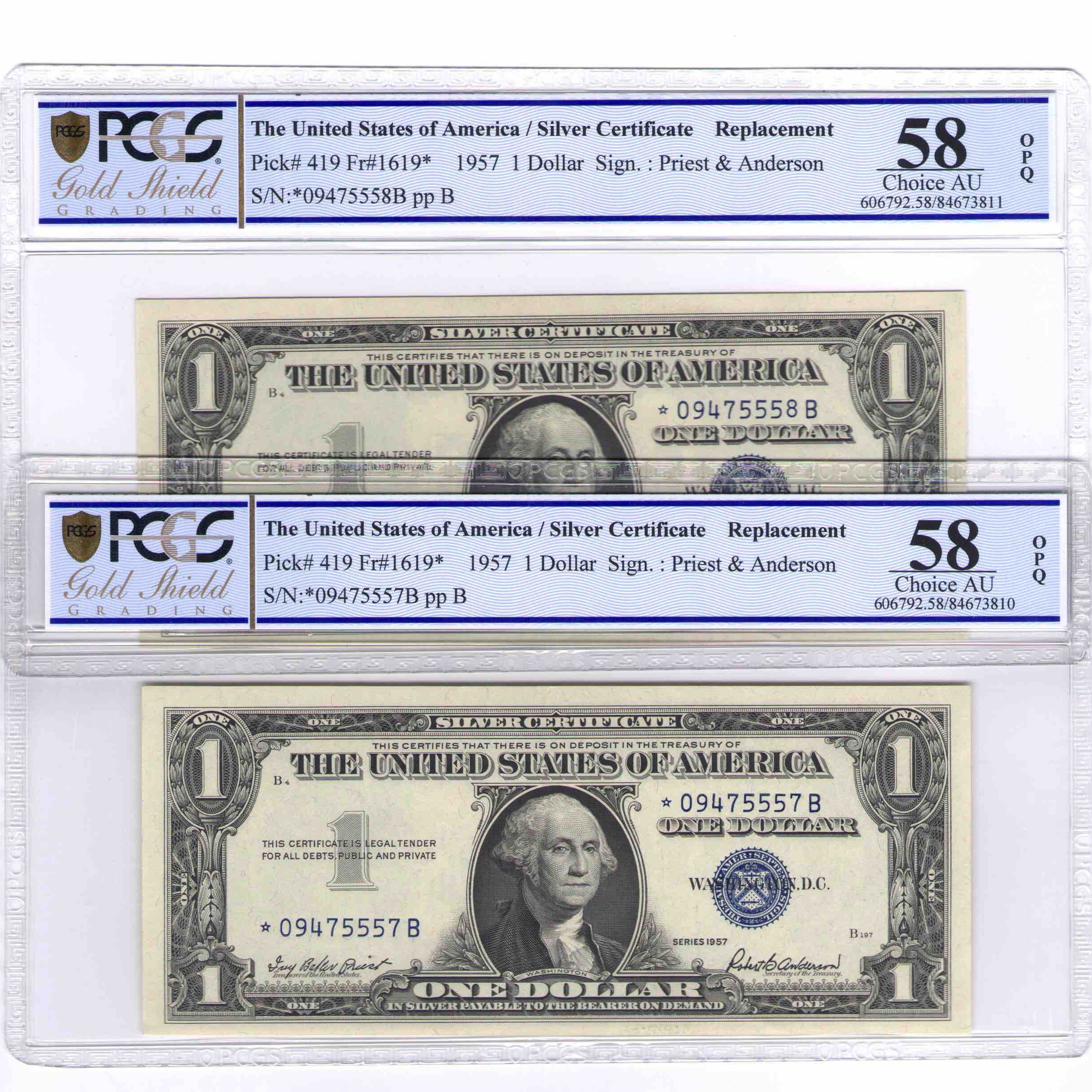 USA - 1 DOLLAR STAR NOTE * avers